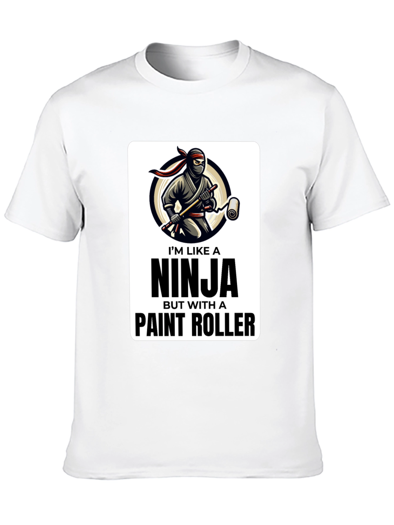 Ninja Painter T-Shirt - Funny Painting Tee
