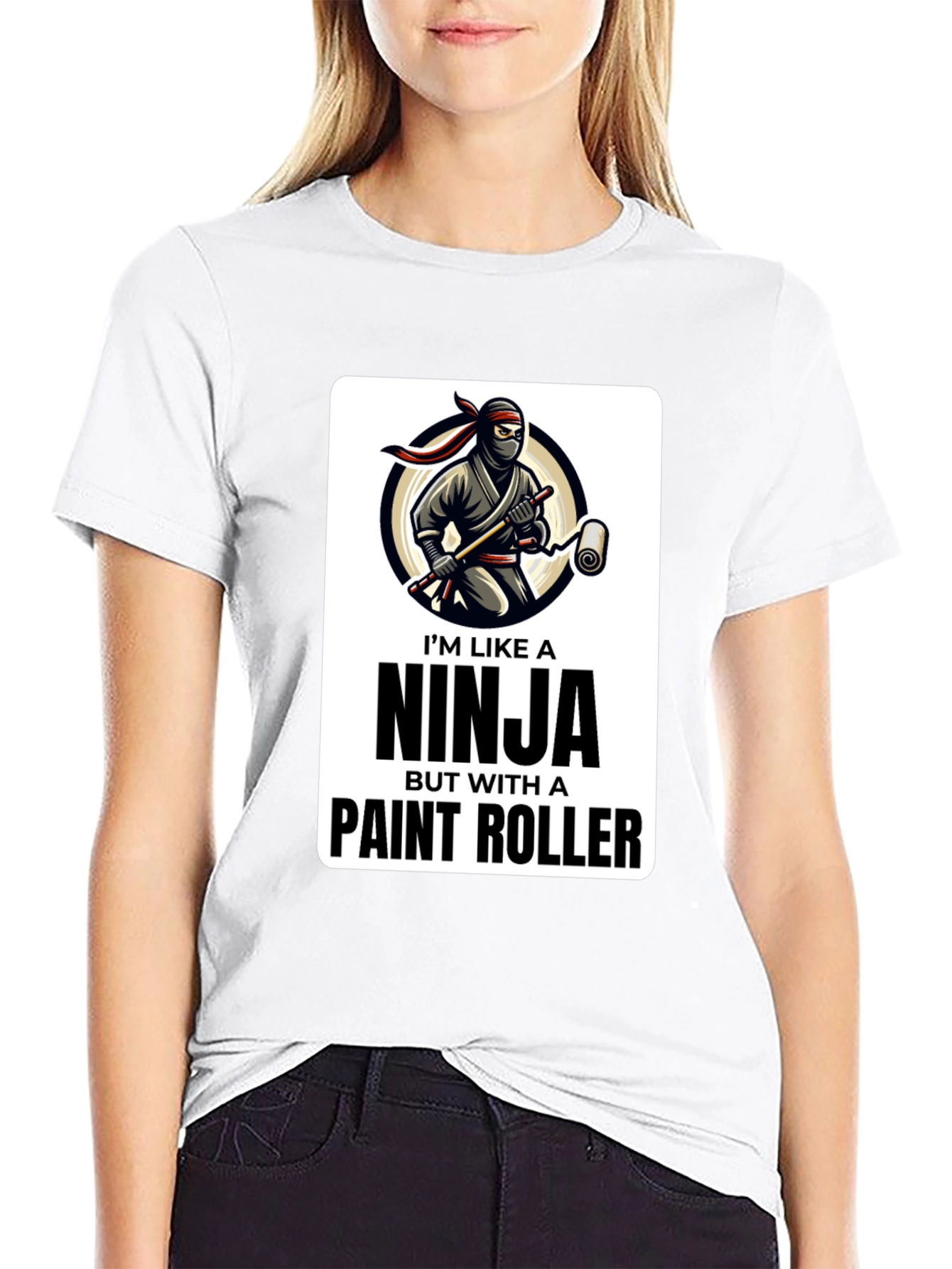 Ninja Painter T-Shirt - Funny Painting Tee