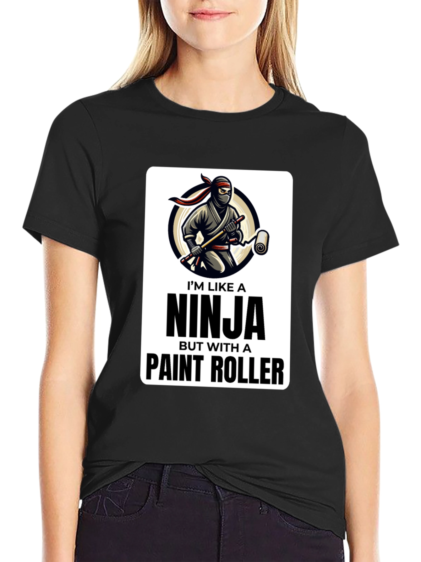 Ninja Painter T-Shirt - Funny Painting Tee