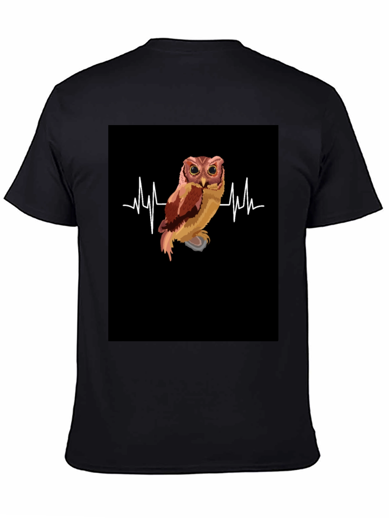 Owl Heartbeat T-Shirt - Unique Animal Lover Tee