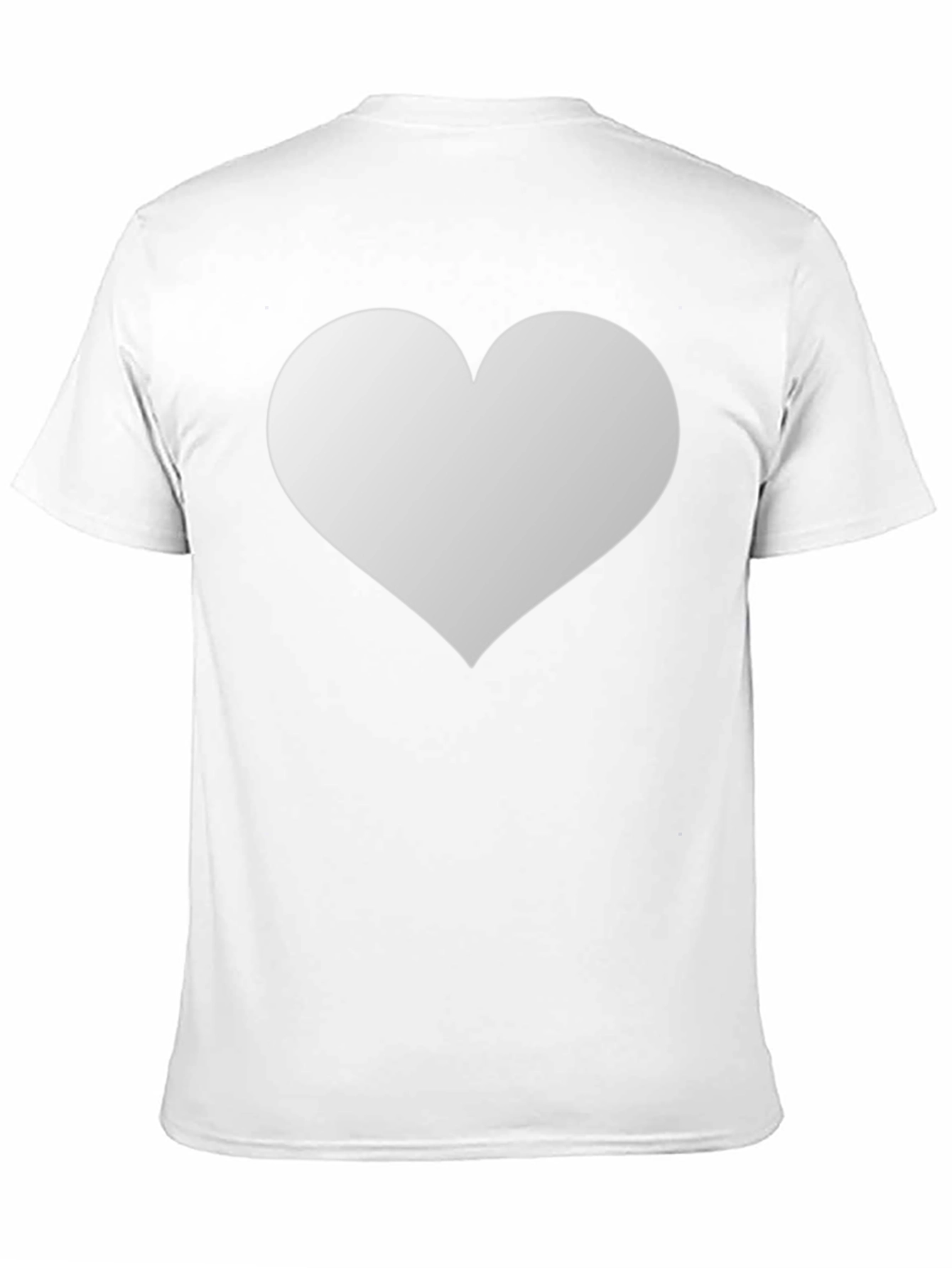 Heart Graphic Black T-Shirt Casual Wear