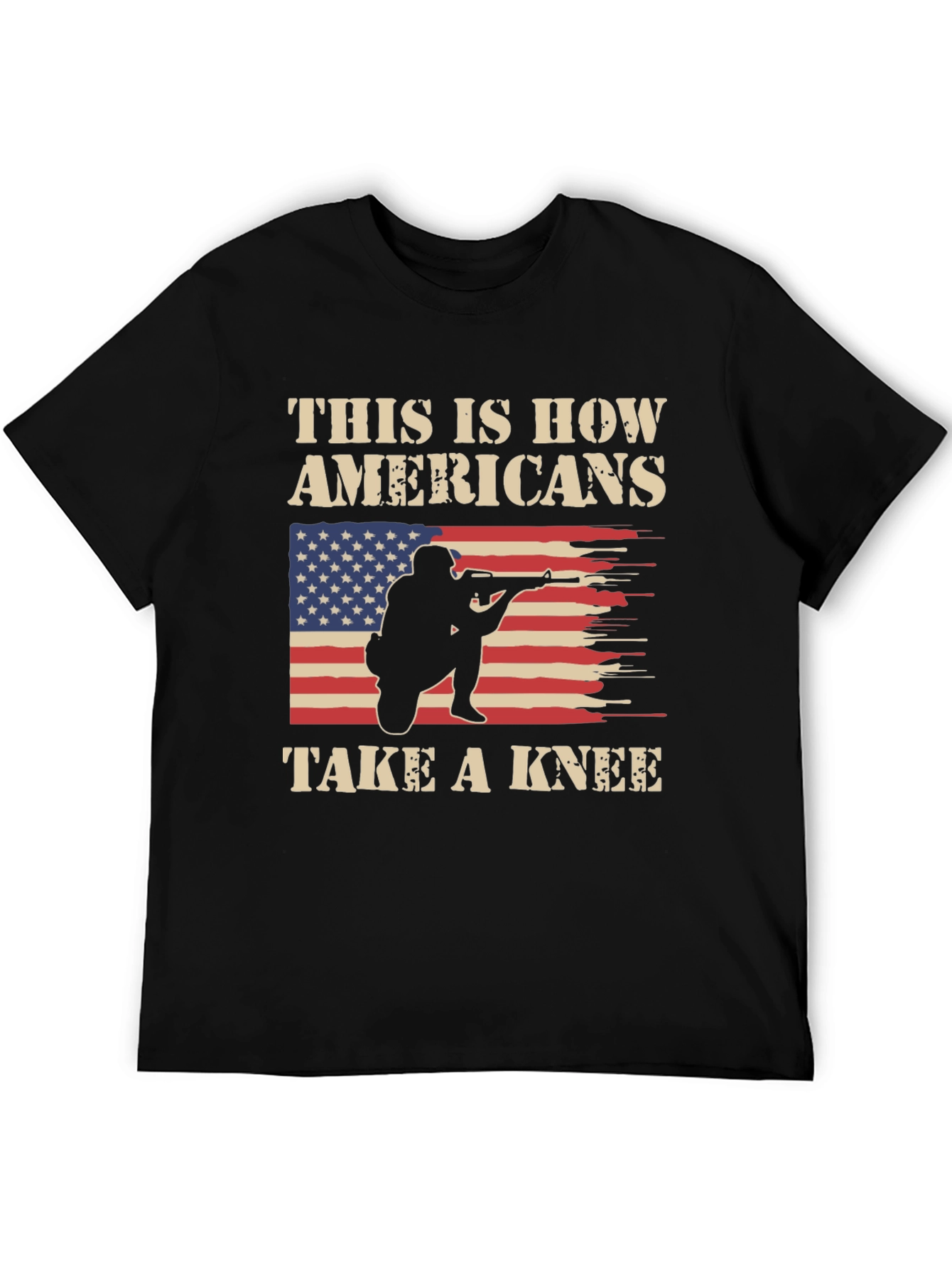 American Pride T-Shirt: How Americans Take A Knee