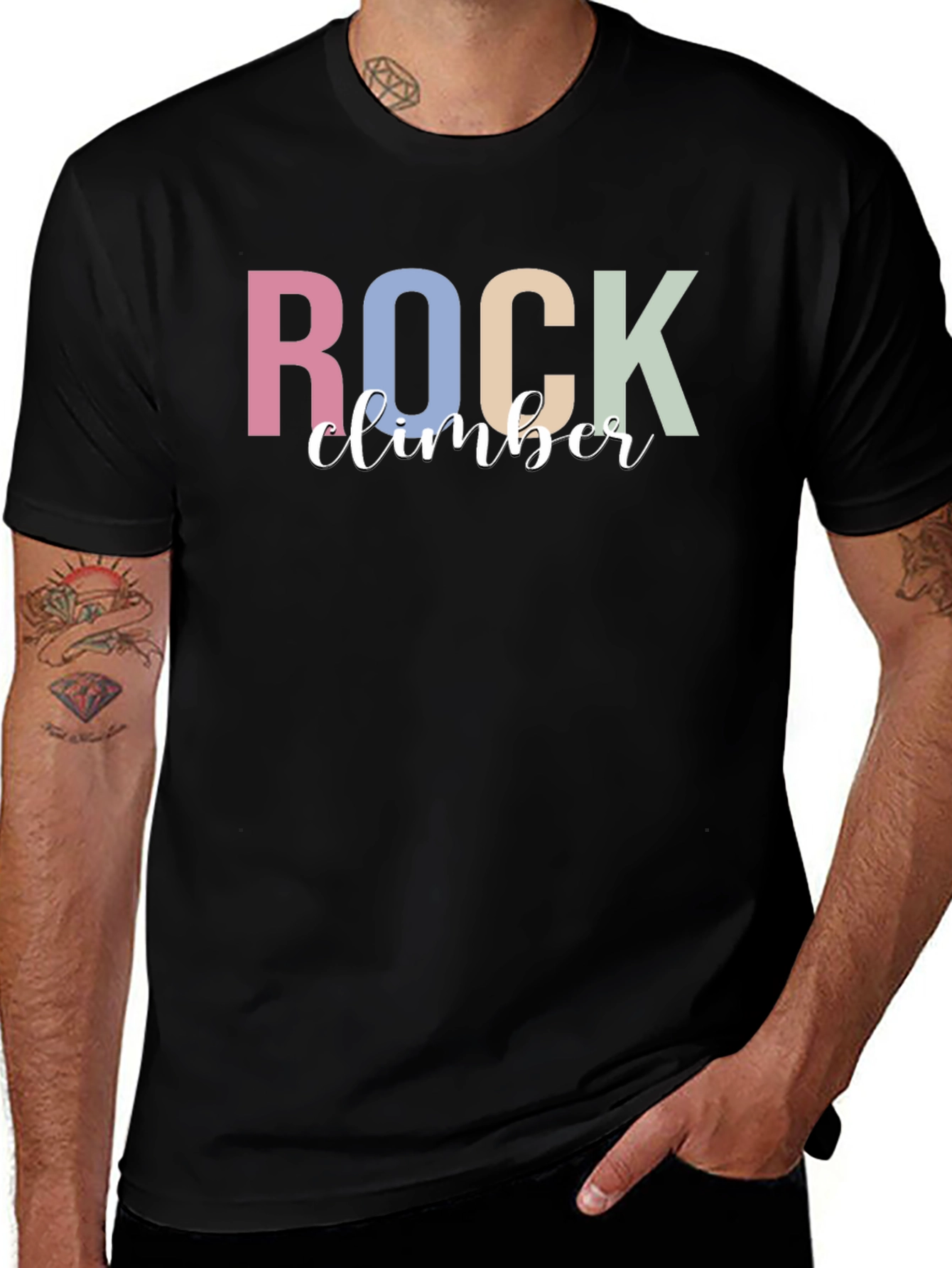 Rock Climber Graphic T-Shirt - Stylish Casual Wear