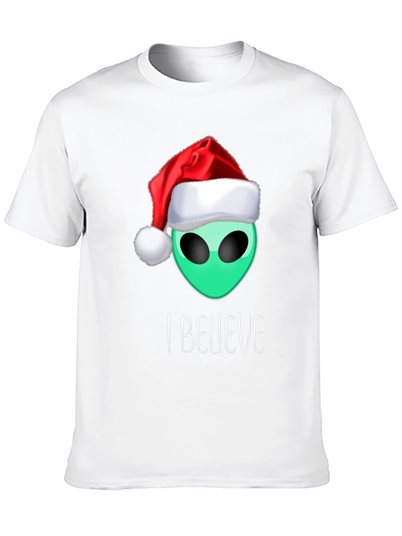Alien Christmas T-Shirt: I Believe