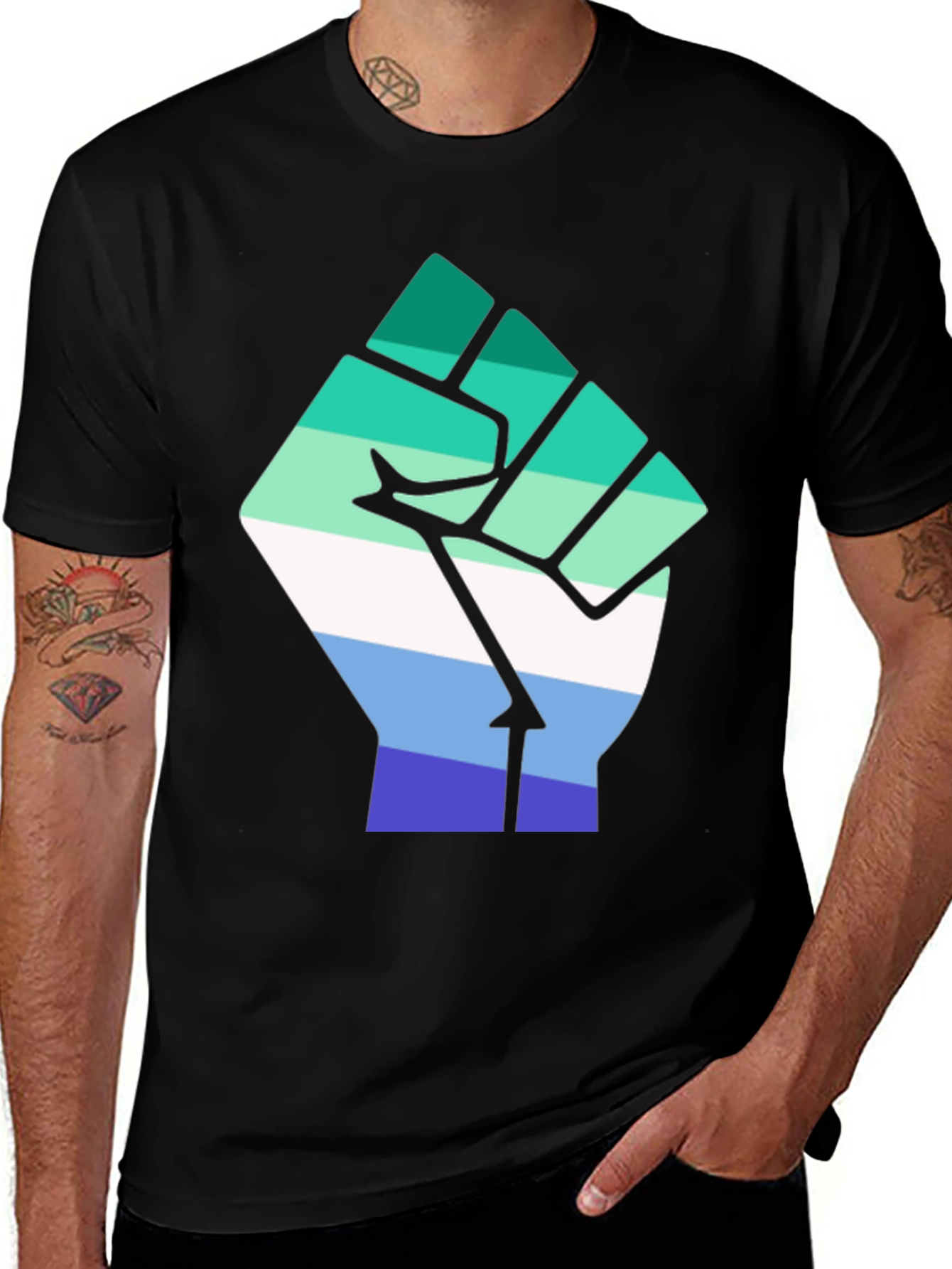 Gay Pride Fist T-Shirt - LGBTQ+ Equality Tee