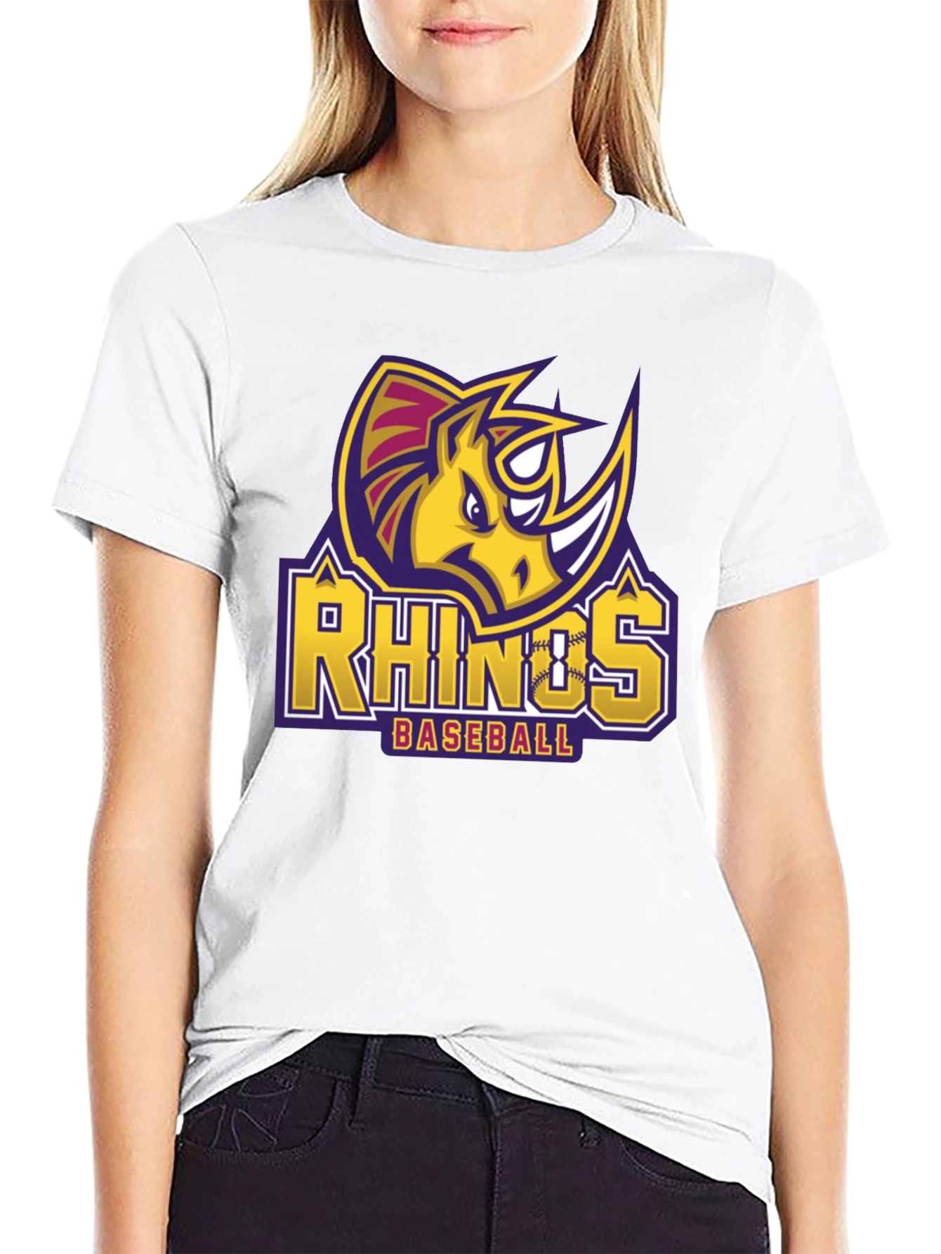 Rhinos Baseball T-Shirt - Sportswear