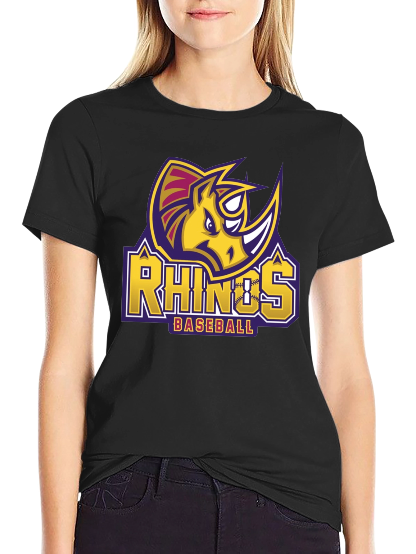 Rhinos Baseball T-Shirt - Sportswear