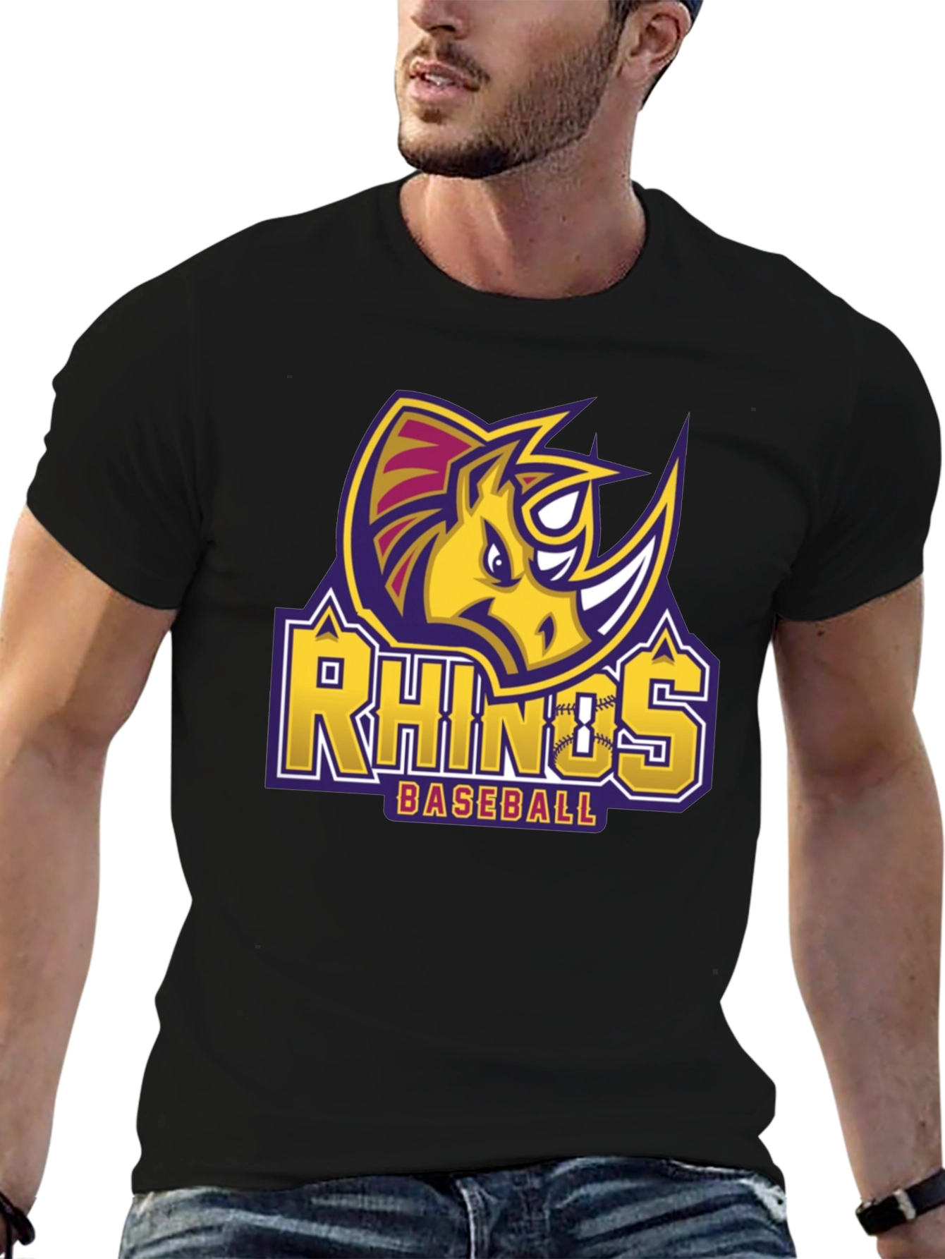 Rhinos Baseball T-Shirt - Sportswear
