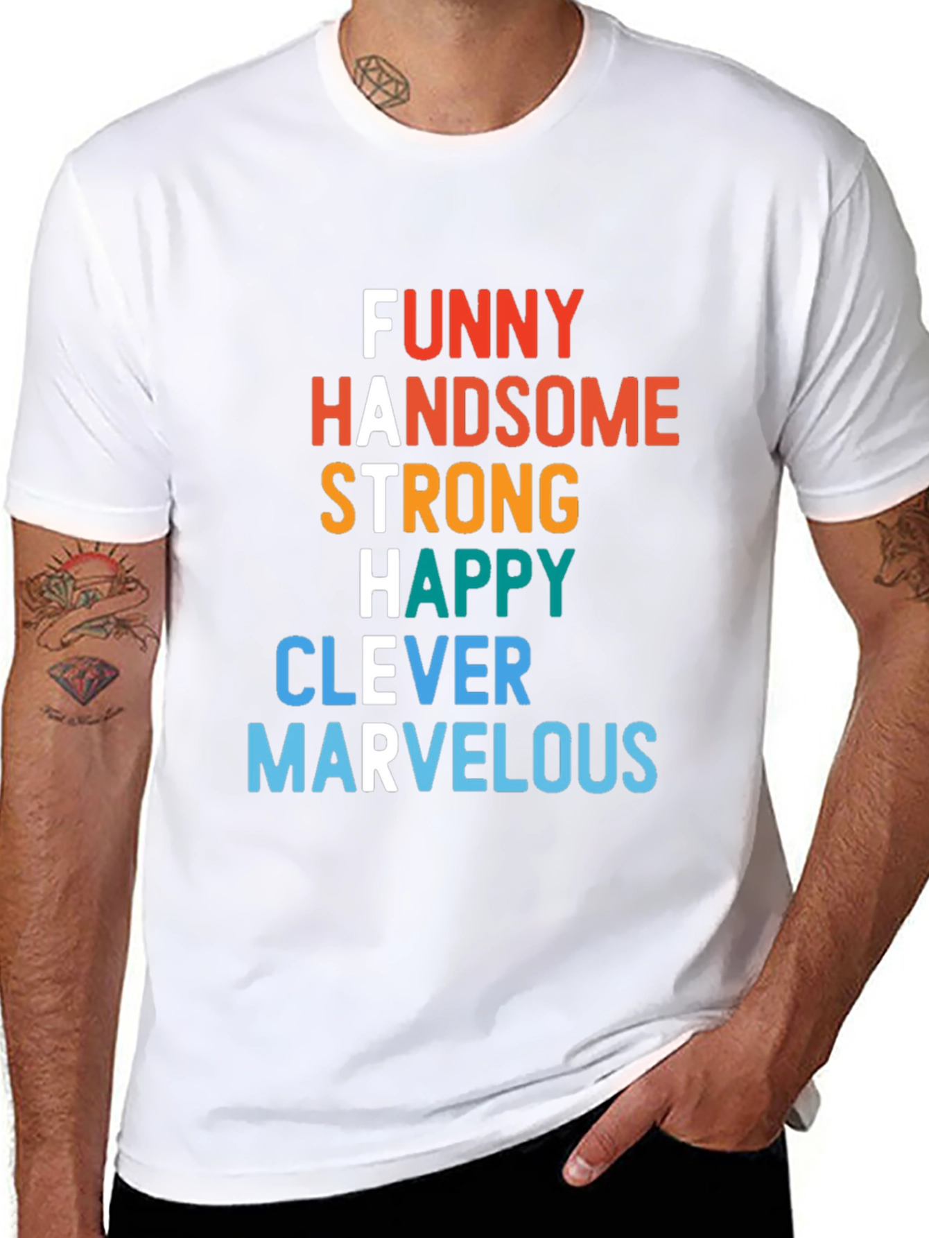Funny Handsome Strong Father T-Shirt