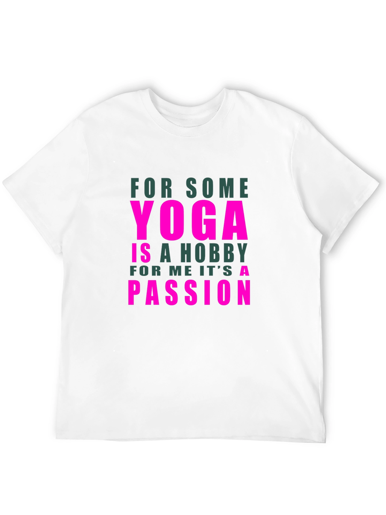 Yoga Passion T-Shirt - Black Cotton Tee