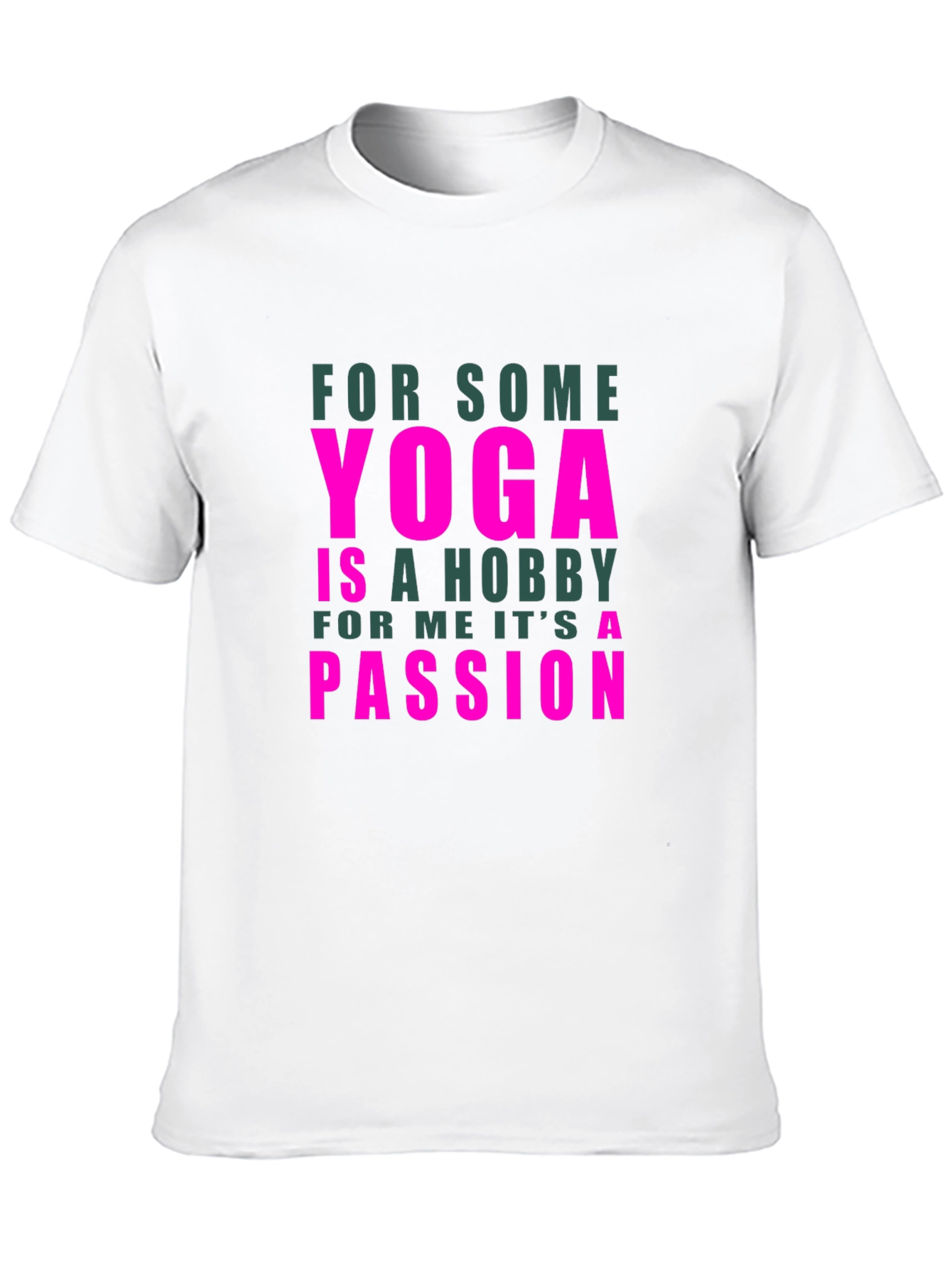 Yoga Passion T-Shirt - Black Cotton Tee