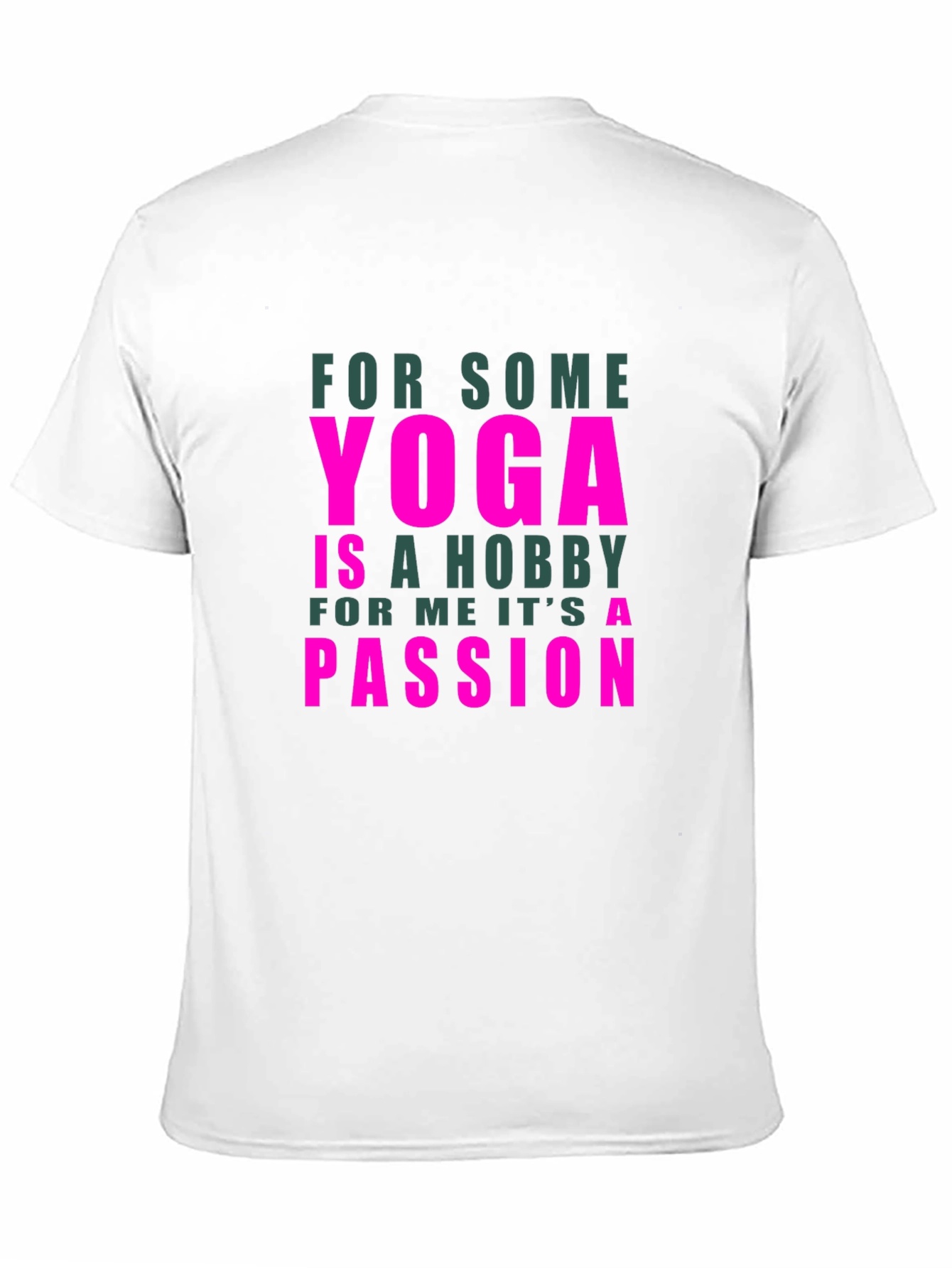 Yoga Passion T-Shirt - Black Cotton Tee