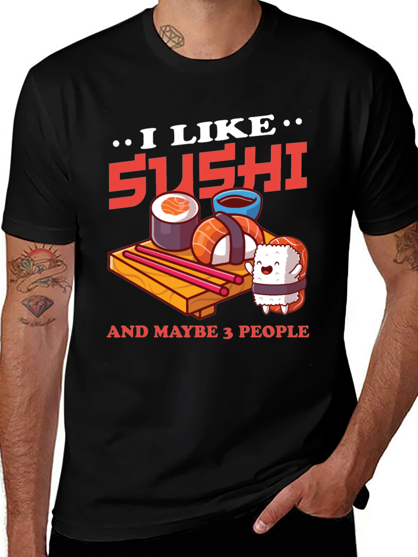 I Like Sushi T-Shirt: Fun Foodie Tee