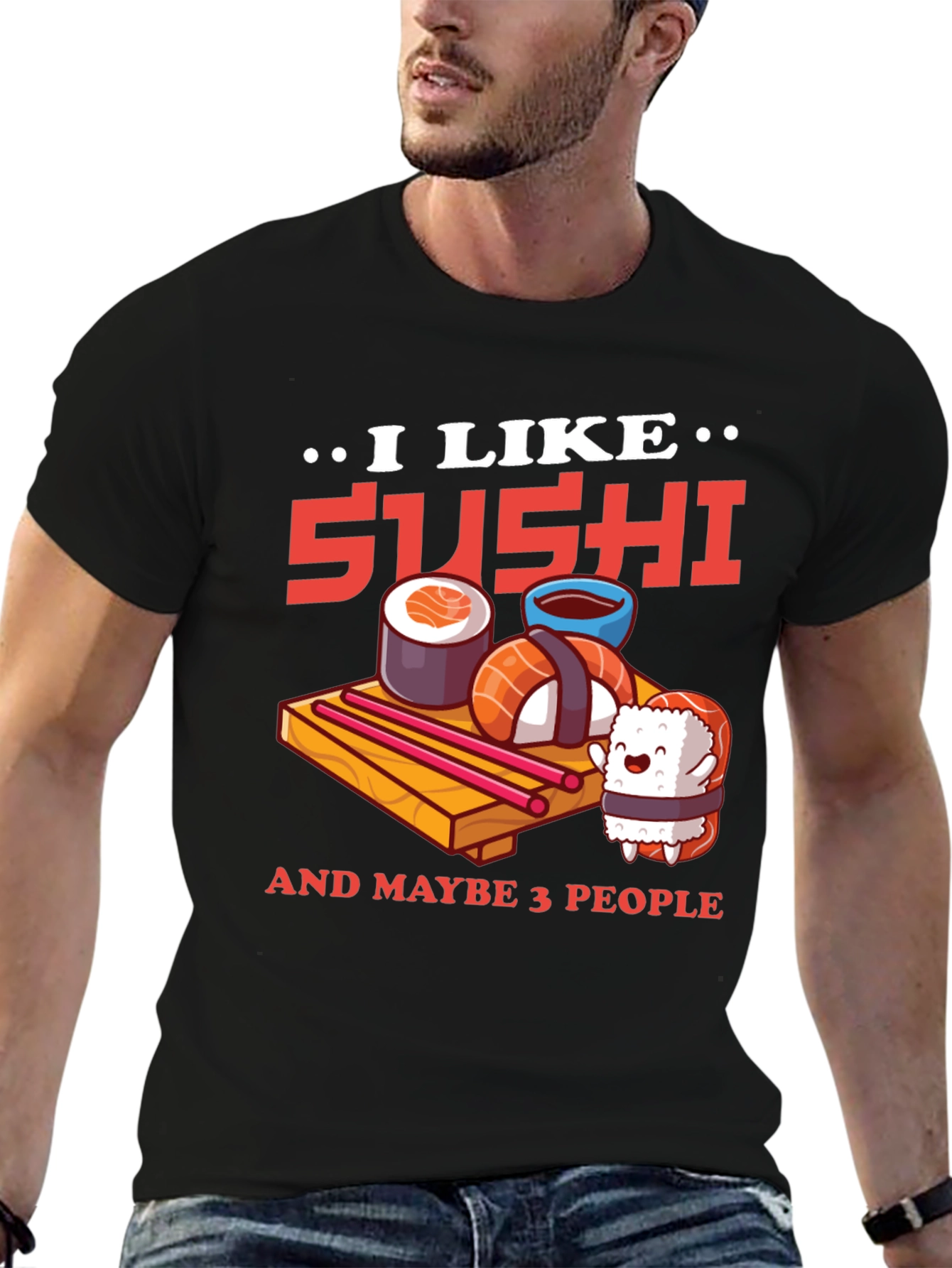 I Like Sushi T-Shirt: Fun Foodie Tee
