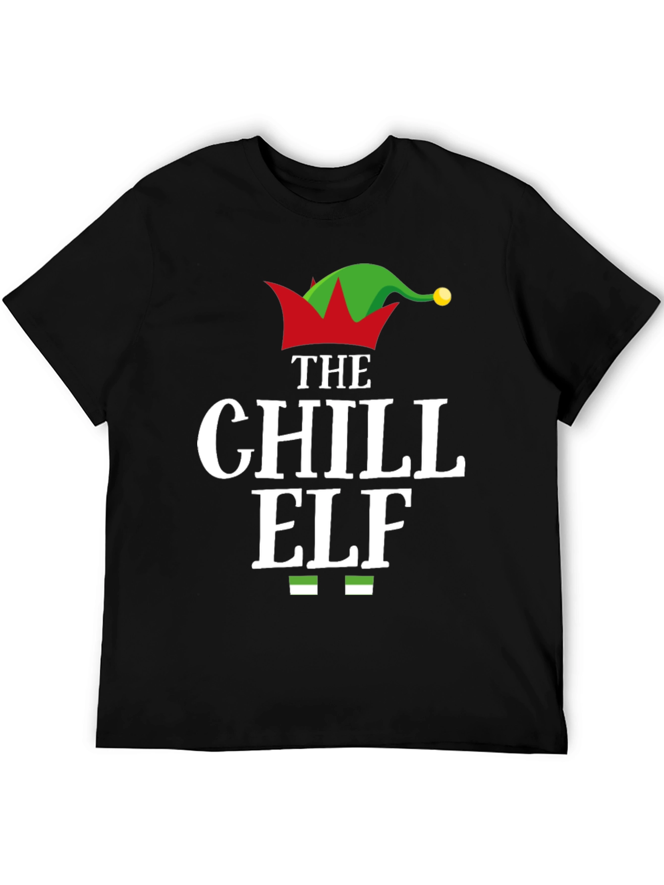 Chill Elf Graphic Tee - Holiday Fun!