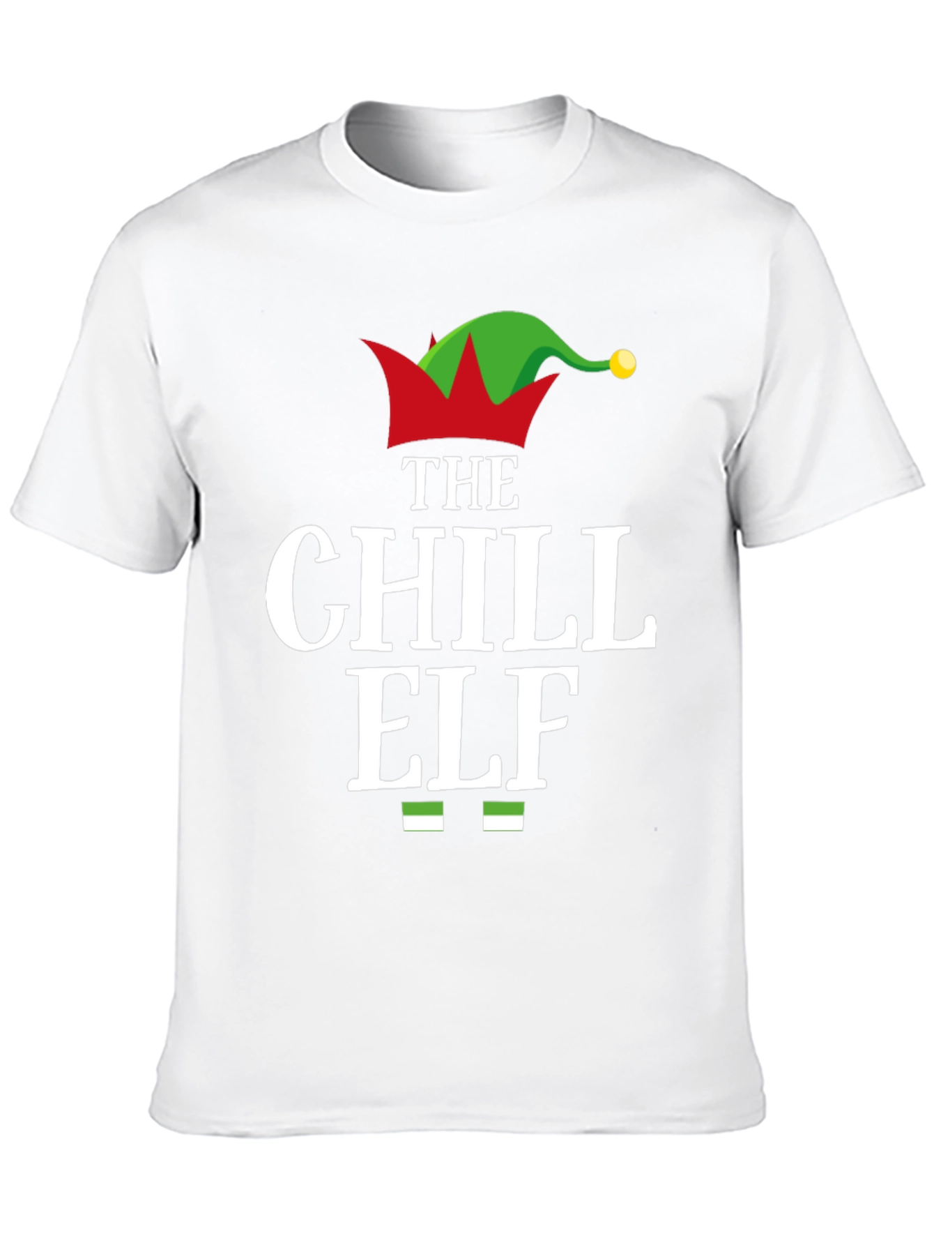 Chill Elf Graphic Tee - Holiday Fun!