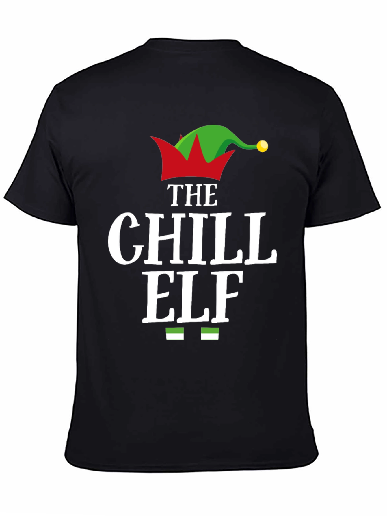 Chill Elf Graphic Tee - Holiday Fun!