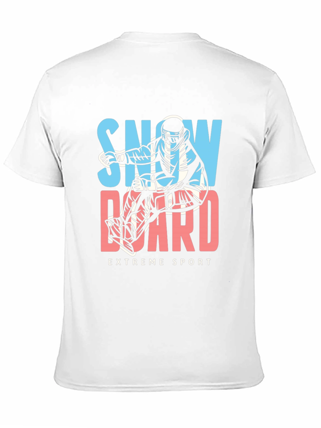 Snowboard Extreme Sport Graphic Tee