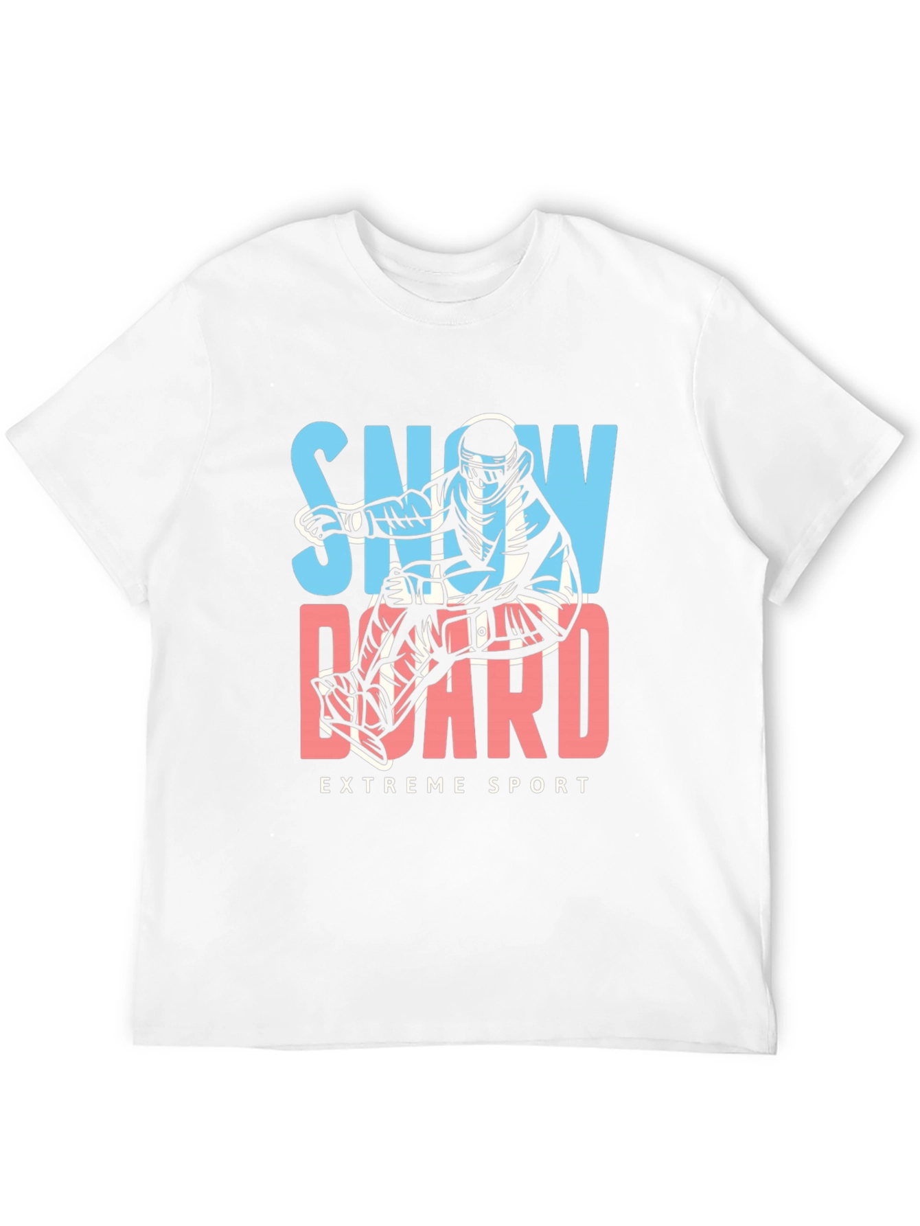 Snowboard Extreme Sport Graphic Tee