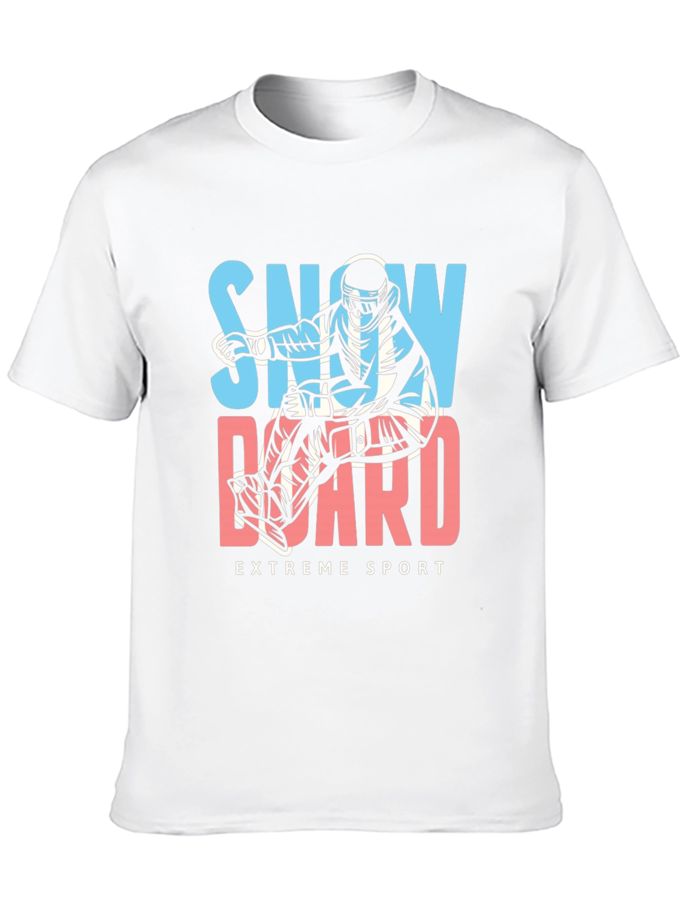 Snowboard Extreme Sport Graphic Tee