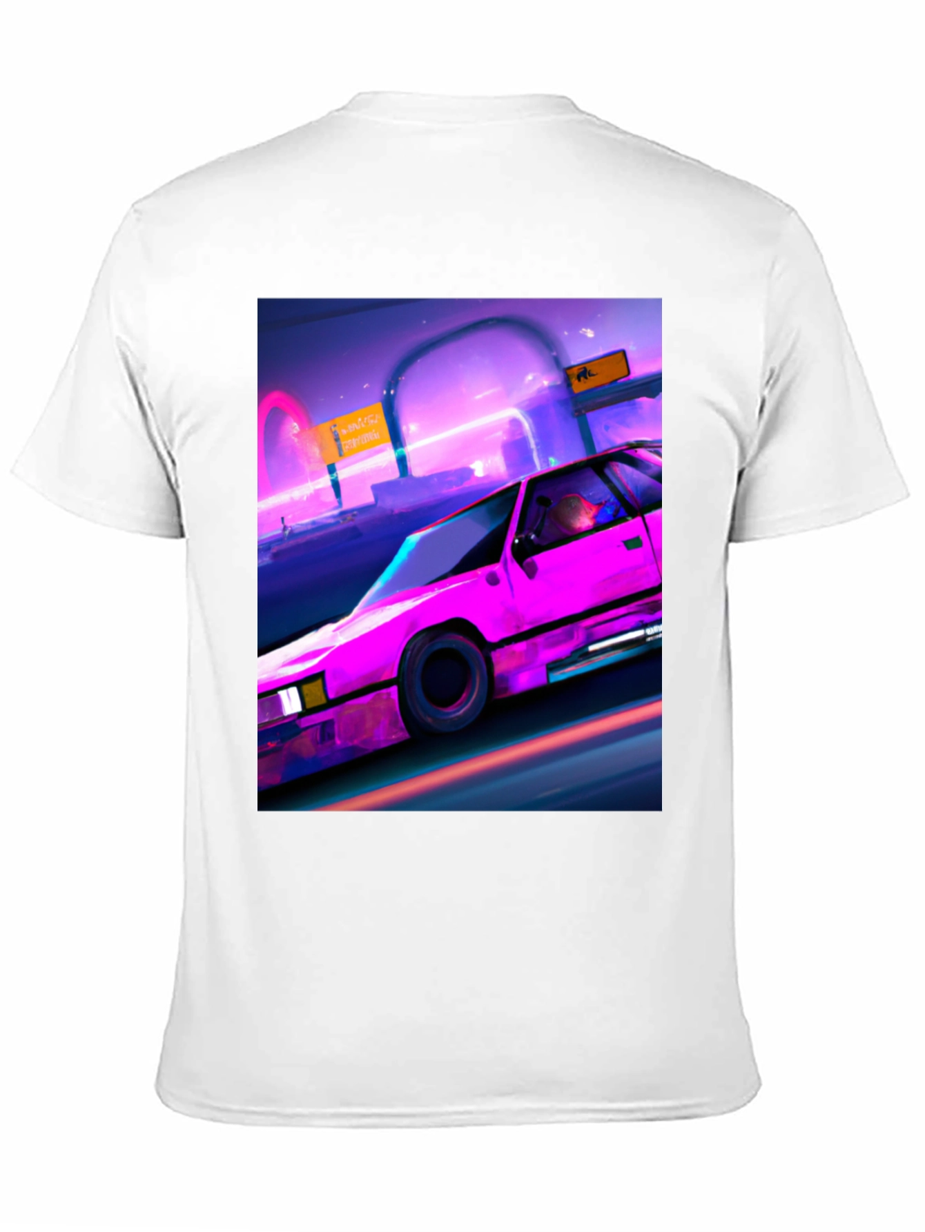 Retro Wave Car Graphic T-Shirt