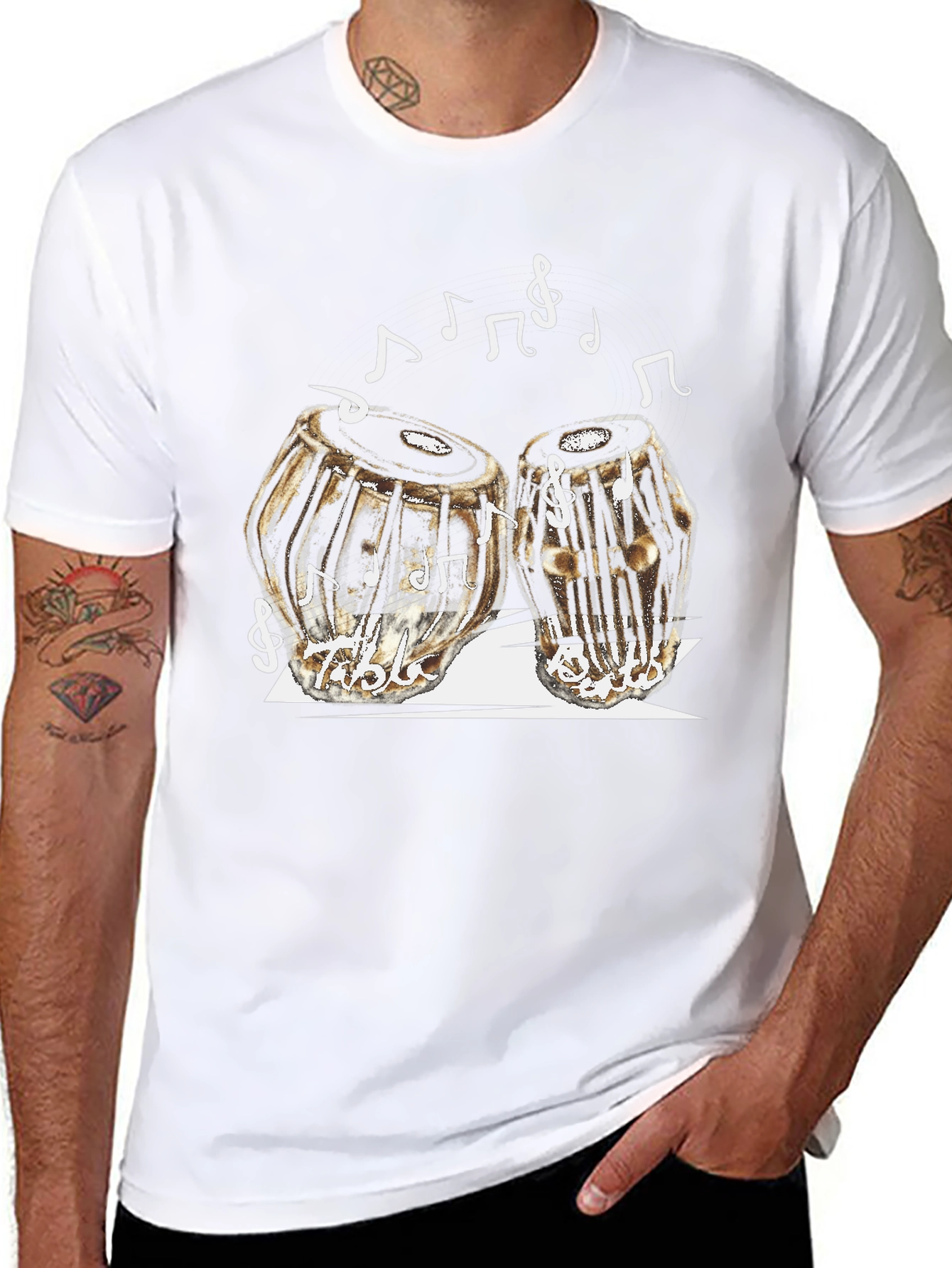 Tabla Drums Graphic T-Shirt
