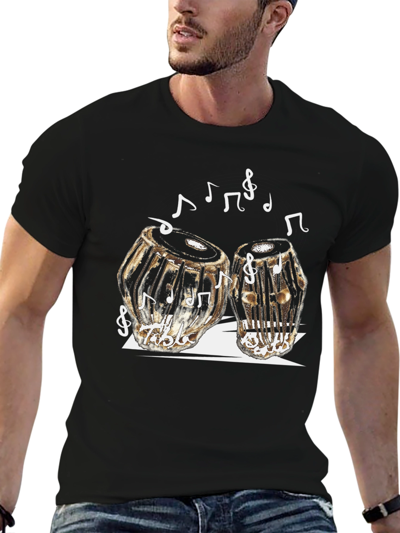 Tabla Drums Graphic T-Shirt