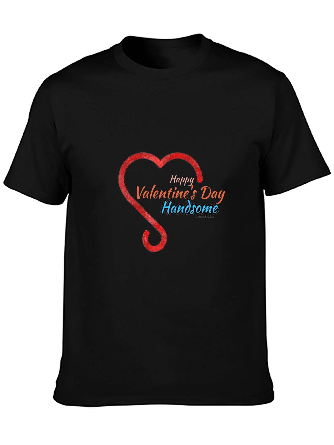 Valentines Day Handsome Graphic T-Shirt