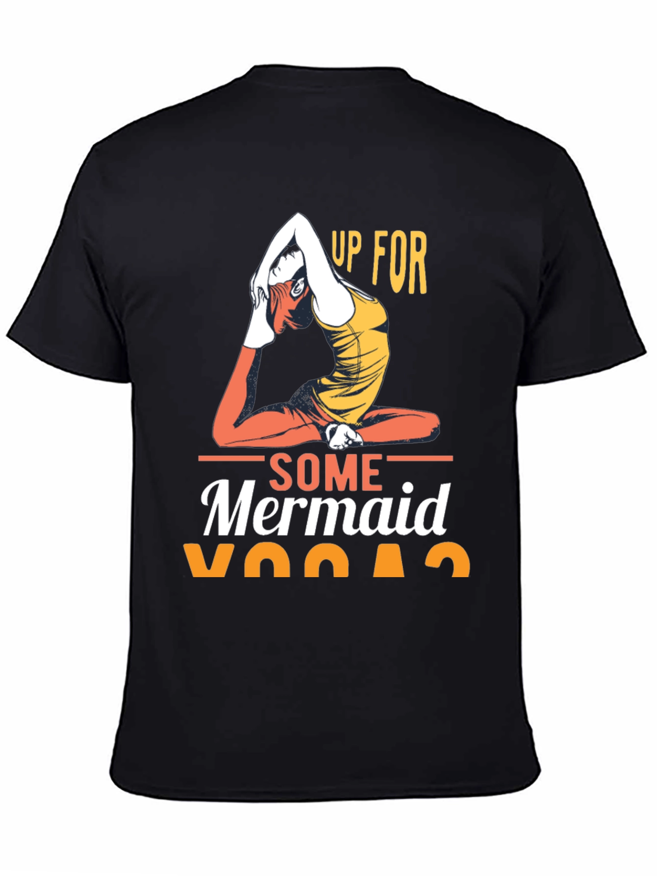 Mermaid Yoga Graphic T-Shirt