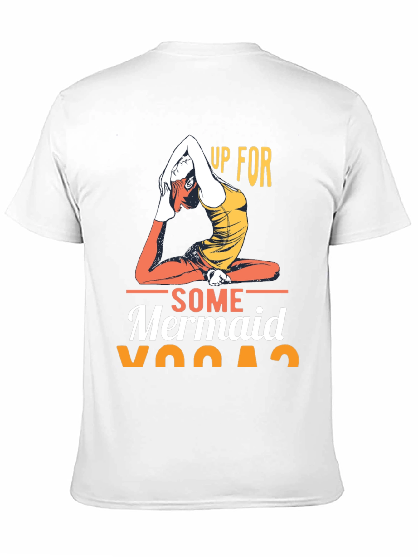 Mermaid Yoga Graphic T-Shirt