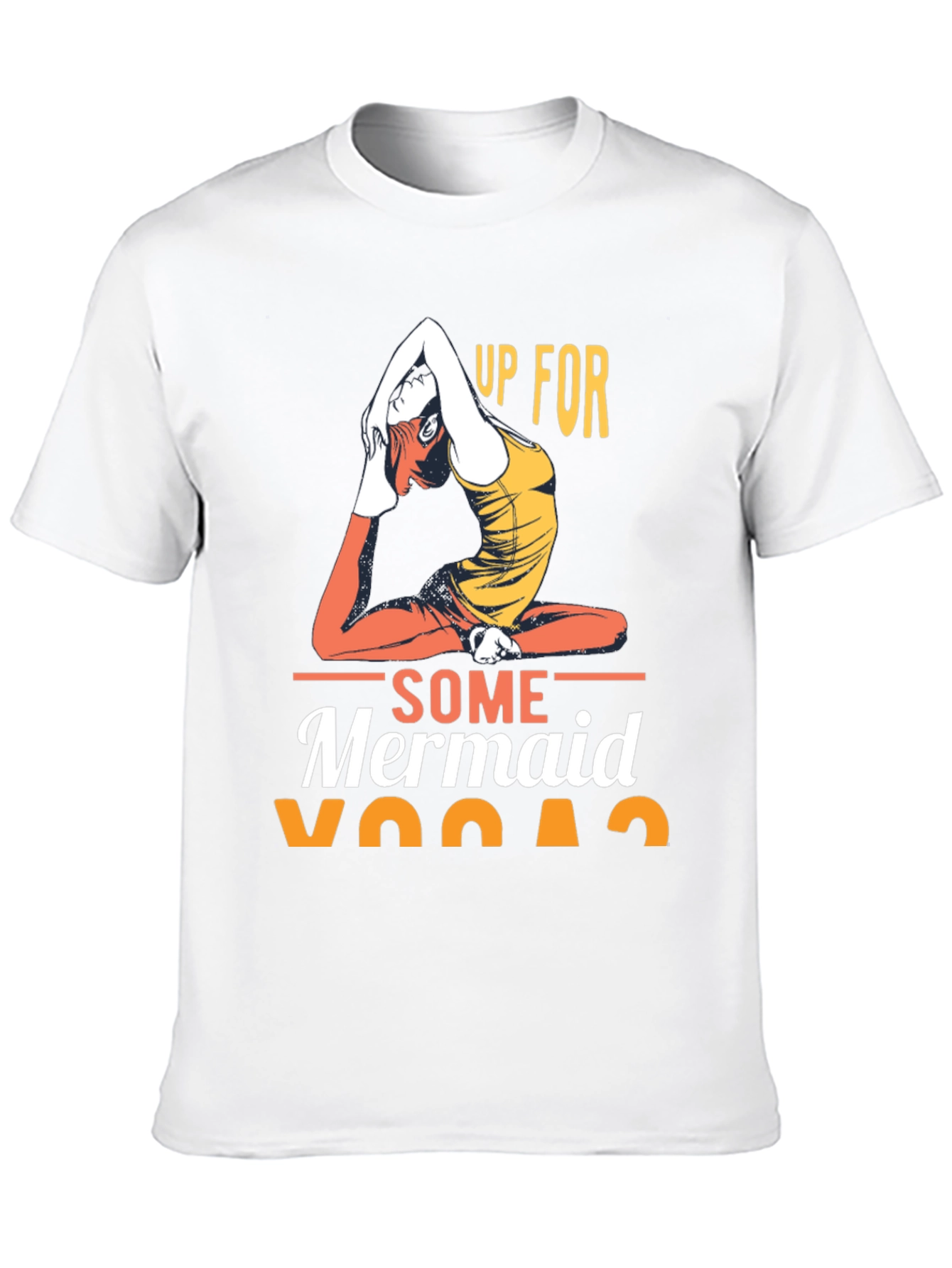 Mermaid Yoga Graphic T-Shirt