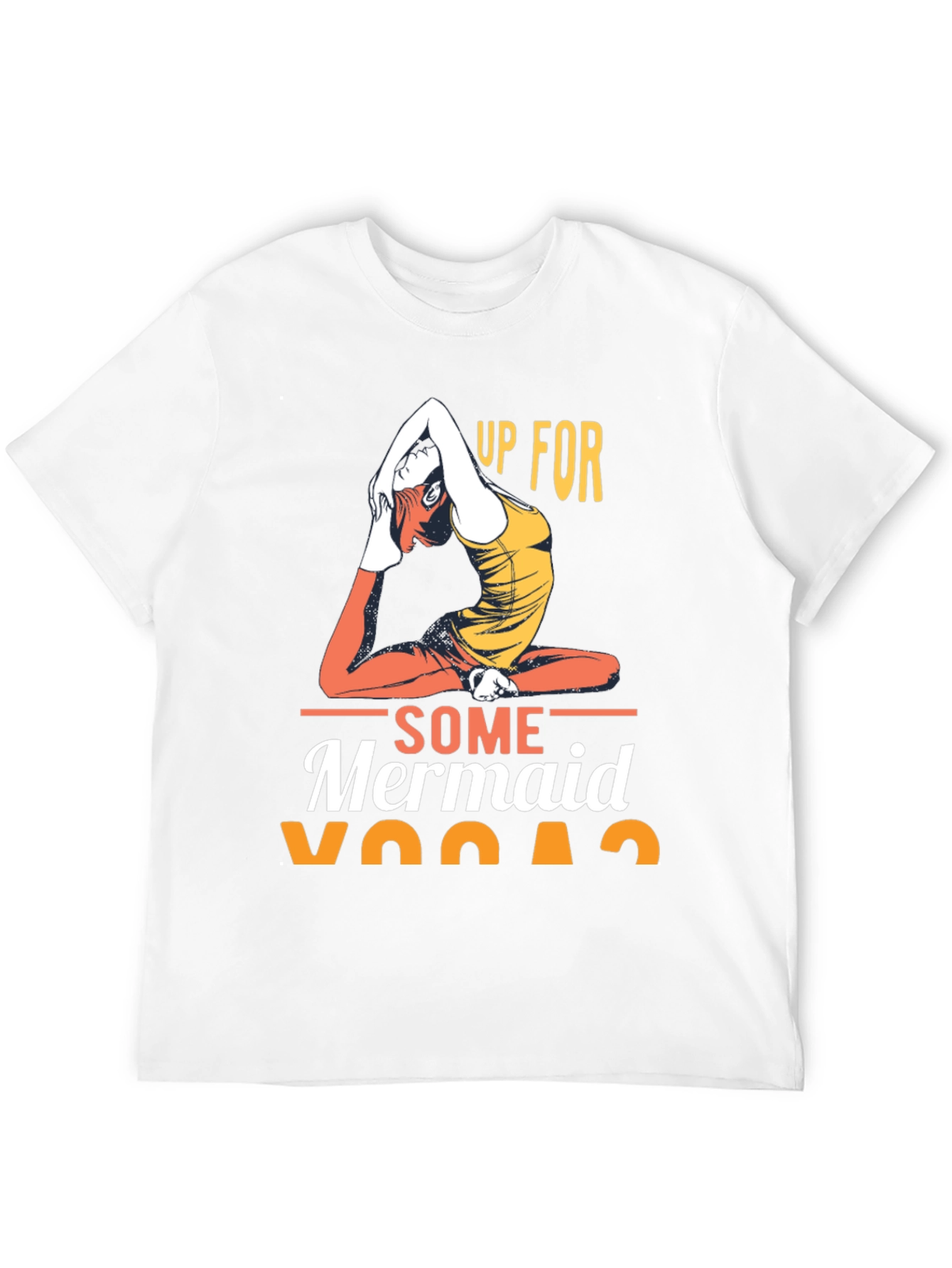 Mermaid Yoga Graphic T-Shirt