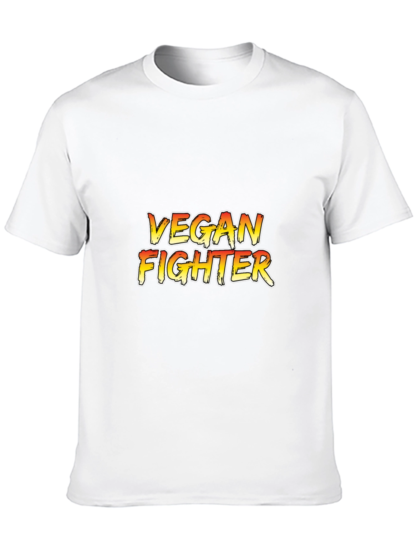 Vegan Fighter Black Graphic Tee