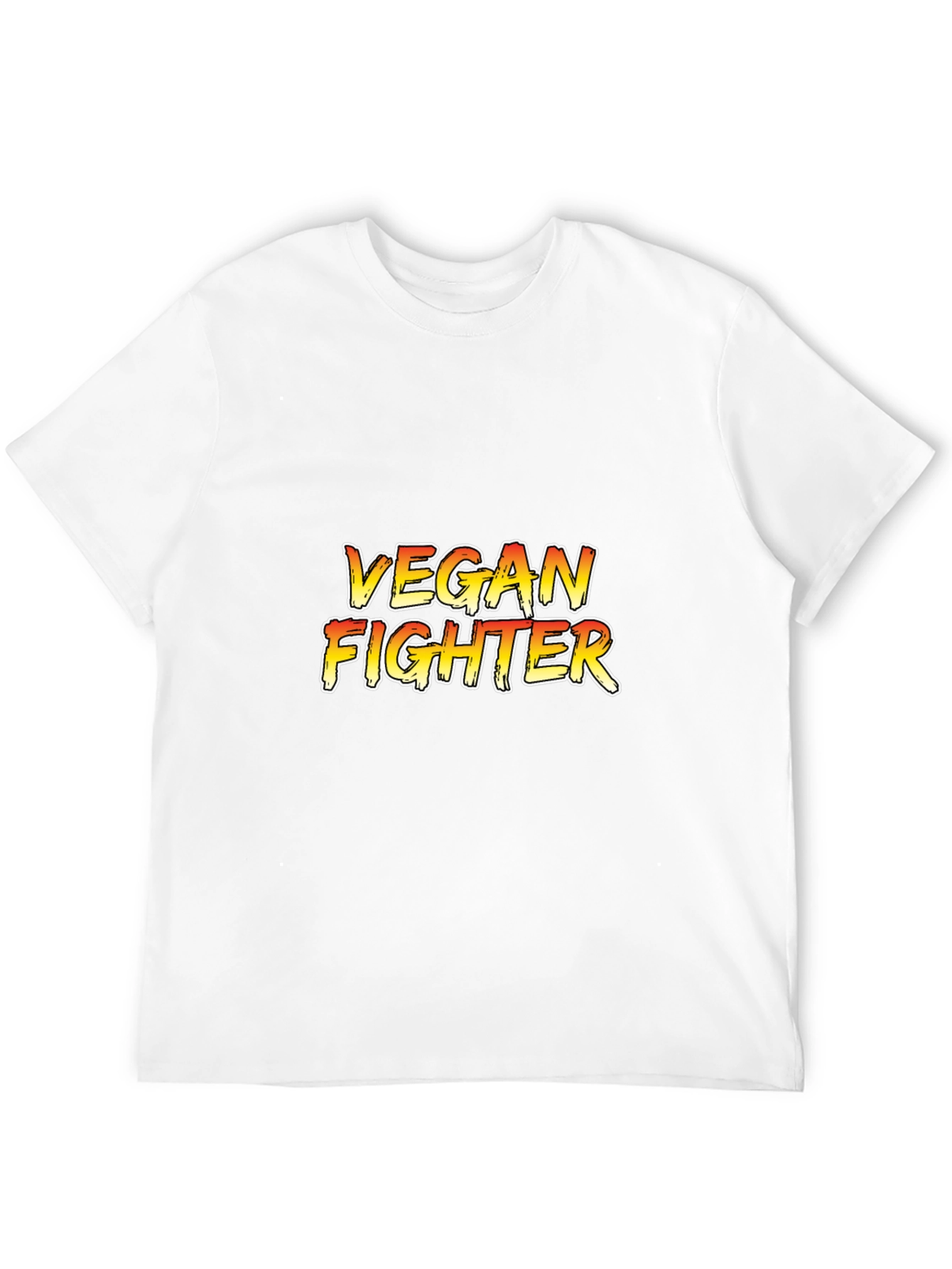 Vegan Fighter Black Graphic Tee