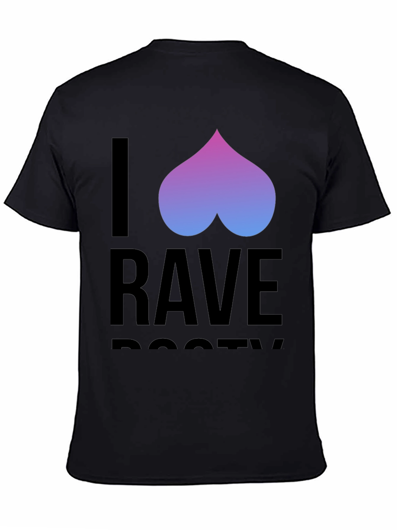 I Rave Booty Graphic Tee - Trendy Party Shirt