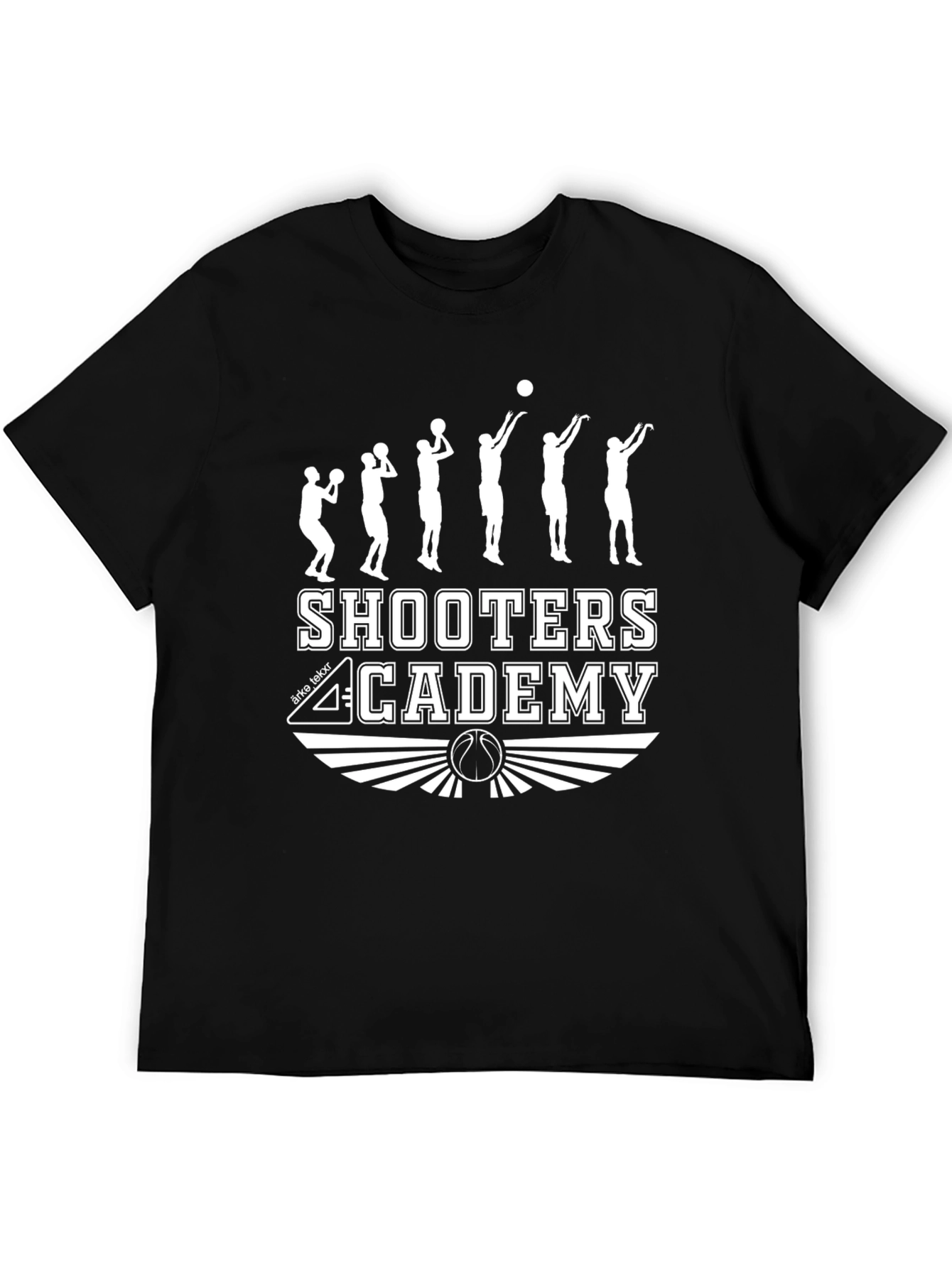 Shooters Academy Black Basketball T-Shirt