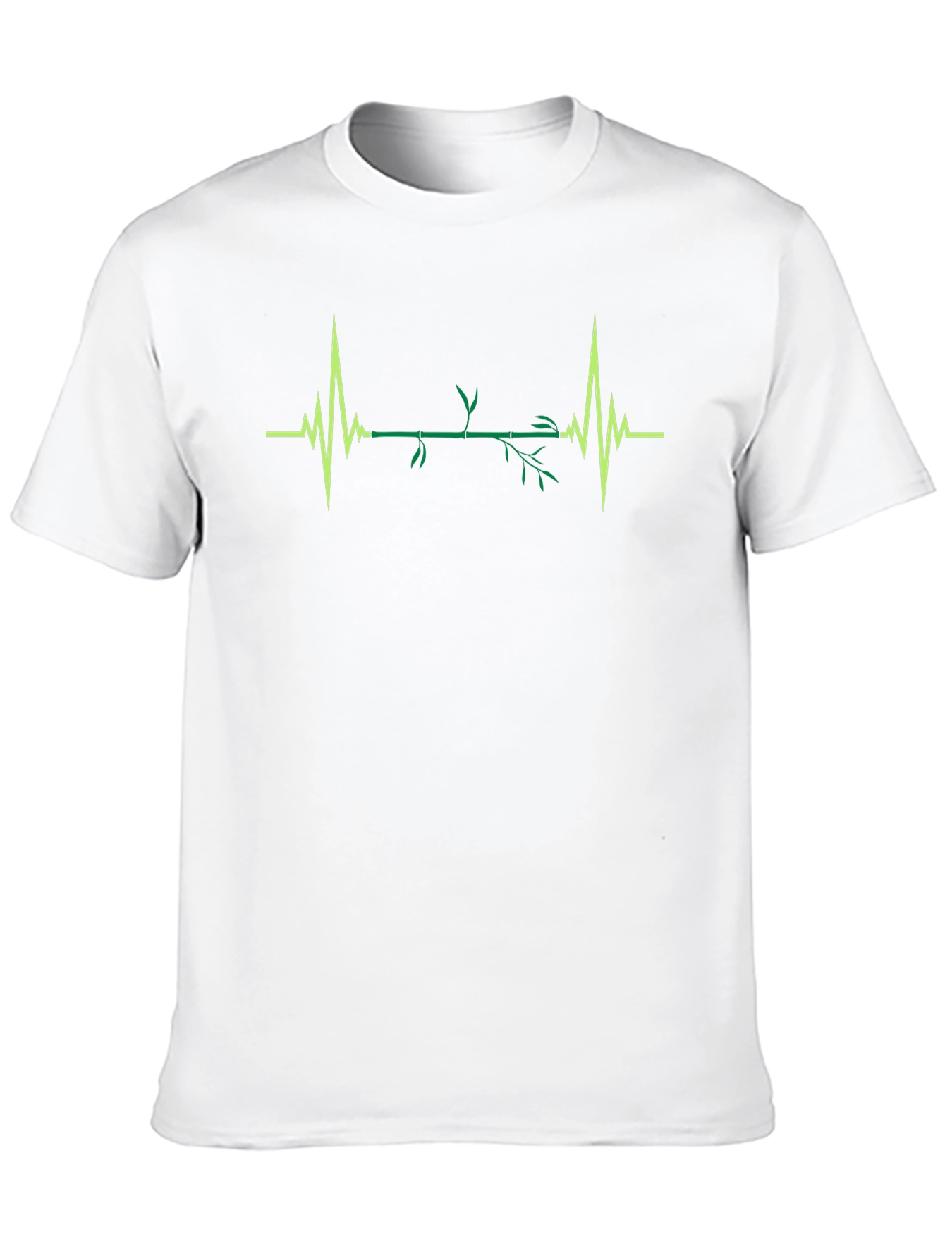 Natures Pulse T-Shirt - Bamboo Heartbeat Design
