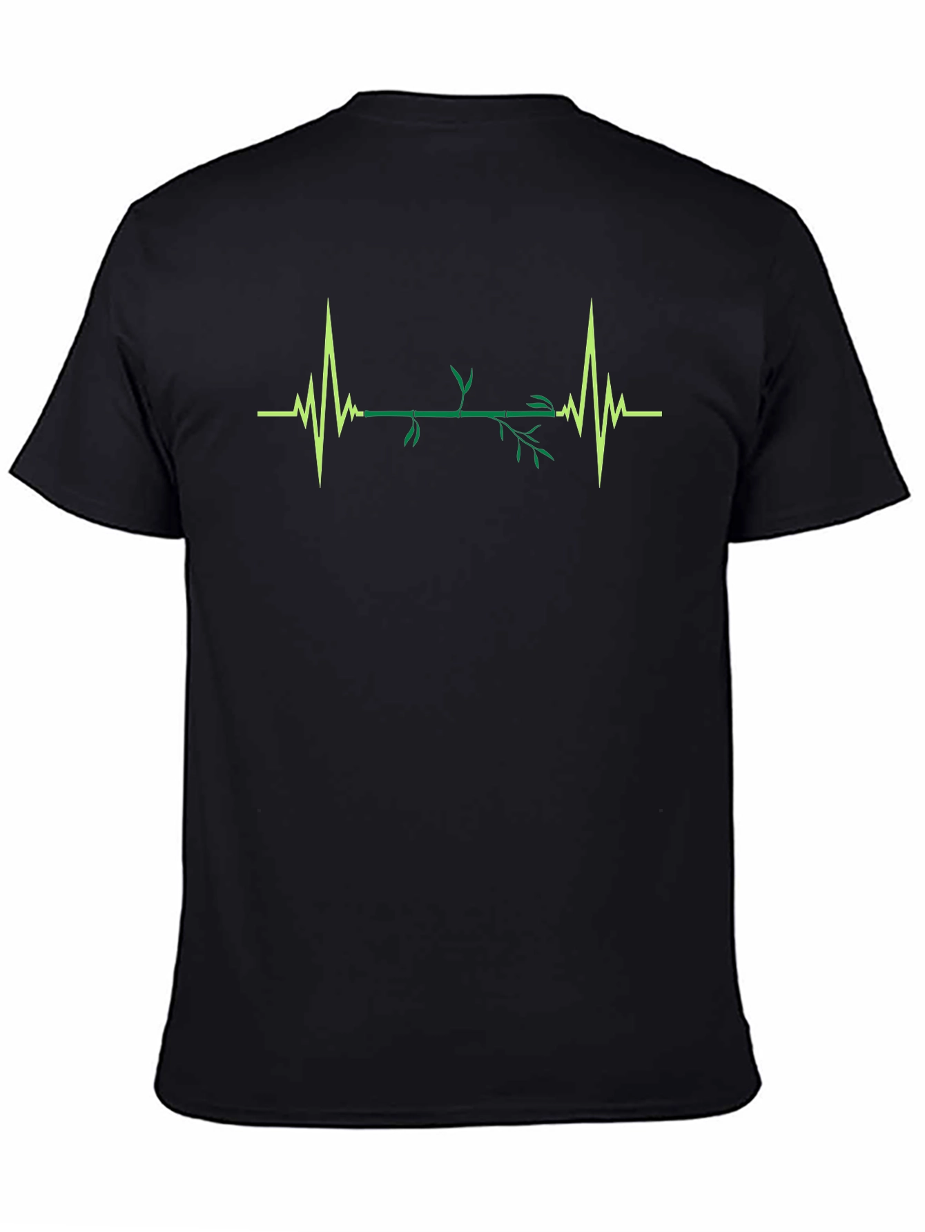 Natures Pulse T-Shirt - Bamboo Heartbeat Design