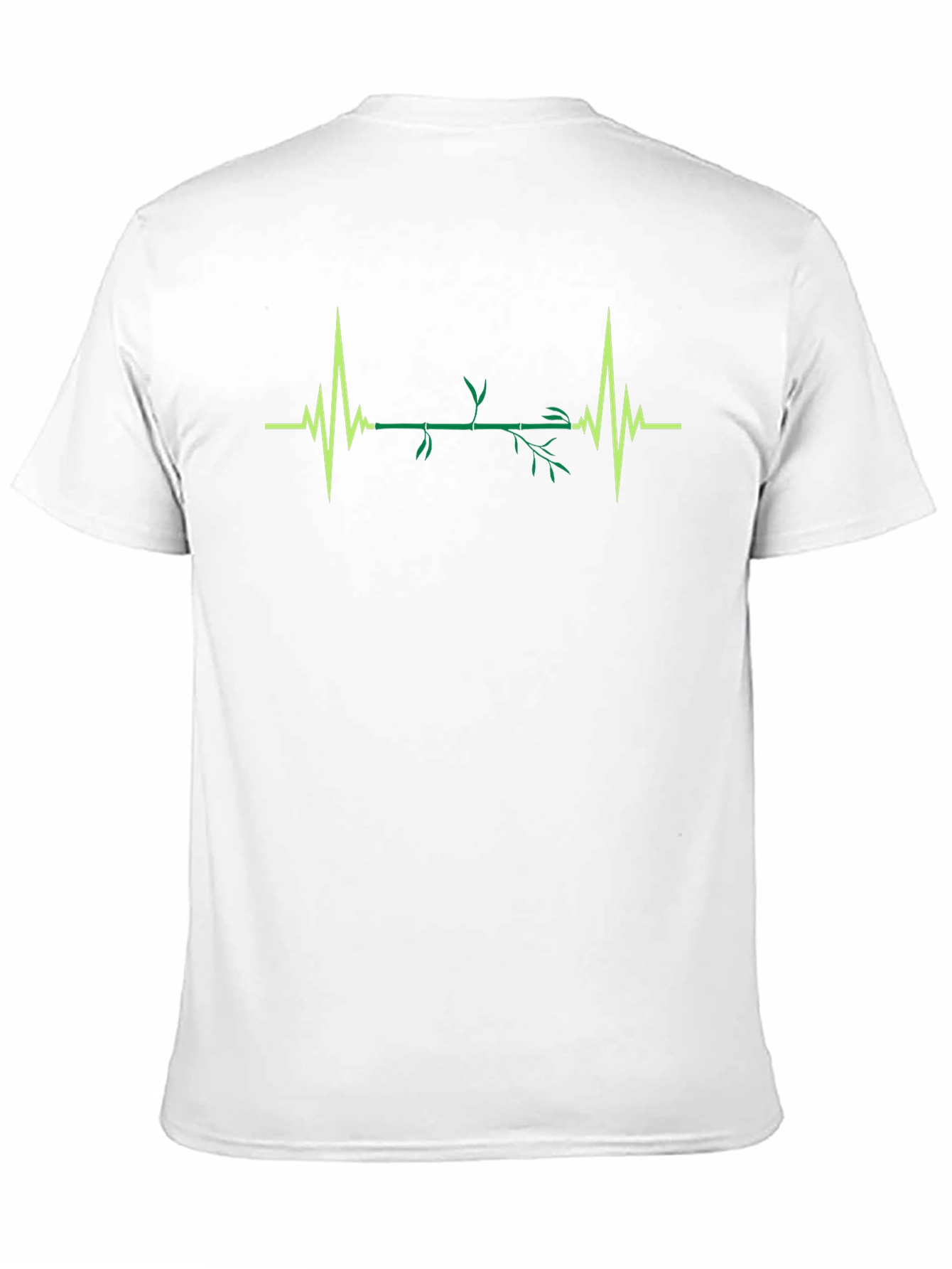 Natures Pulse T-Shirt - Bamboo Heartbeat Design