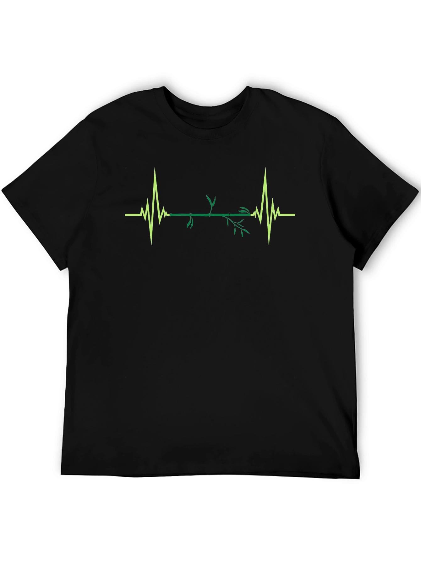Natures Pulse T-Shirt - Bamboo Heartbeat Design