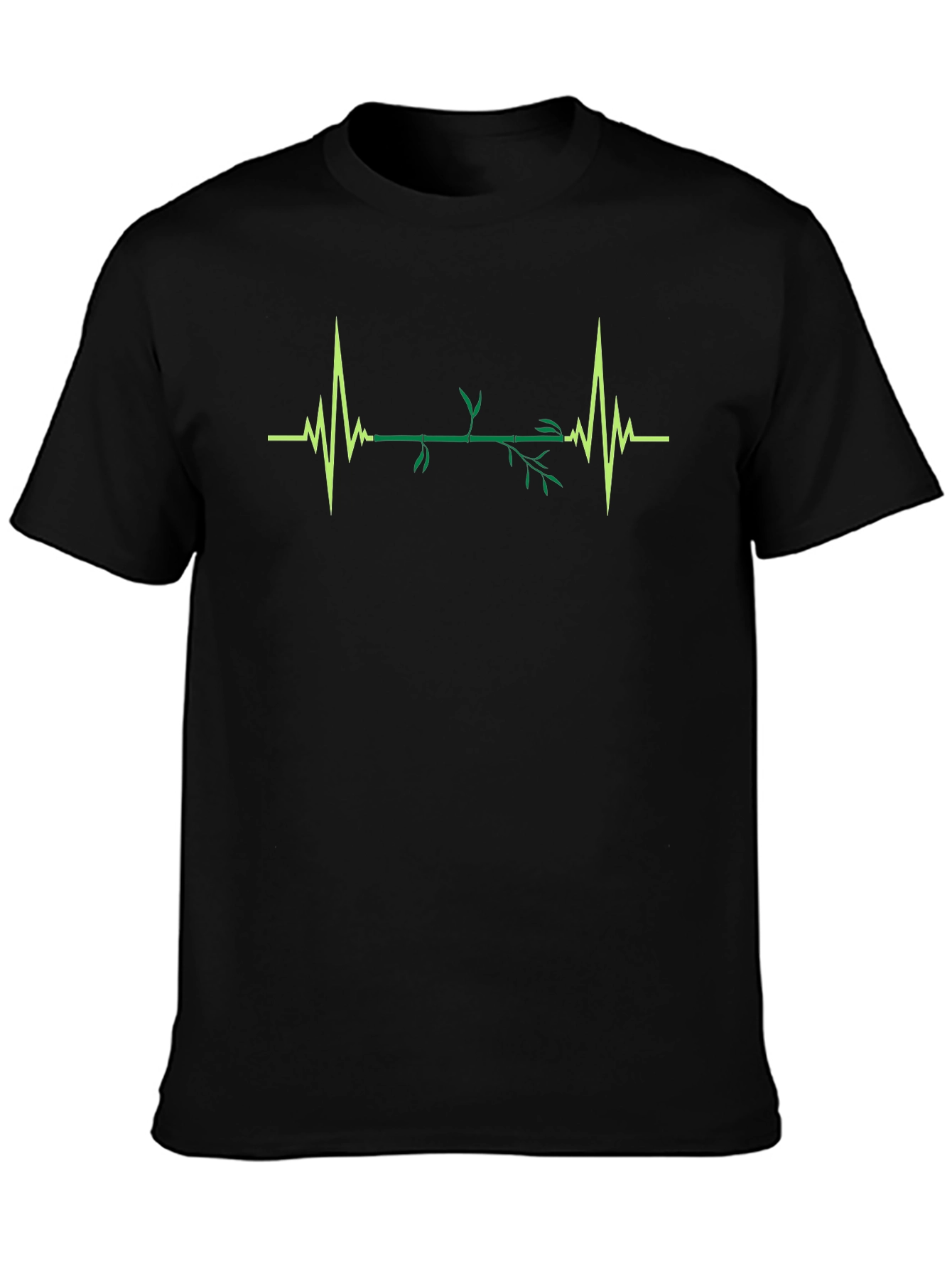 Natures Pulse T-Shirt - Bamboo Heartbeat Design