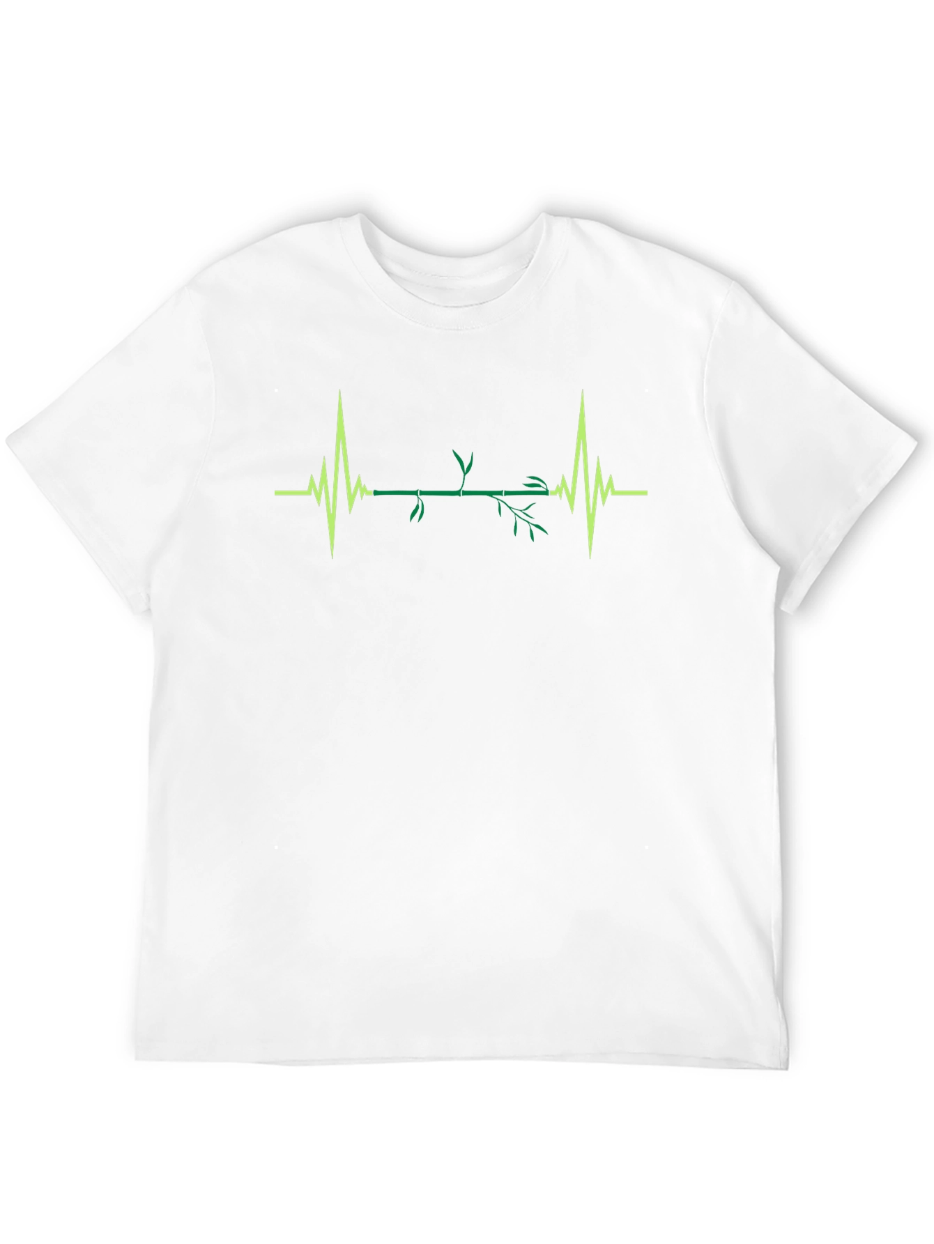 Natures Pulse T-Shirt - Bamboo Heartbeat Design