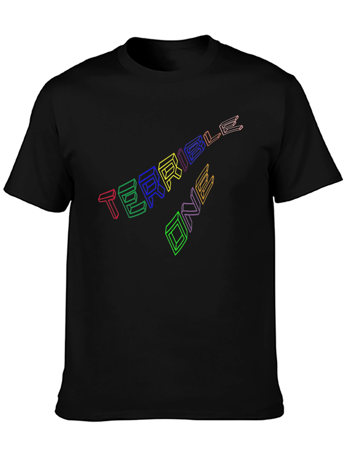 Terrible One T-Shirt - Black - Graphic Print