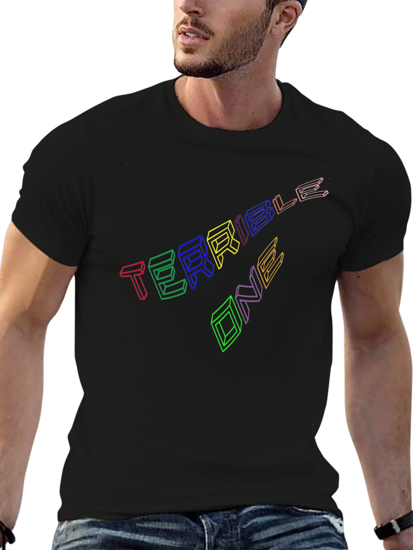 Terrible One T-Shirt - Black - Graphic Print