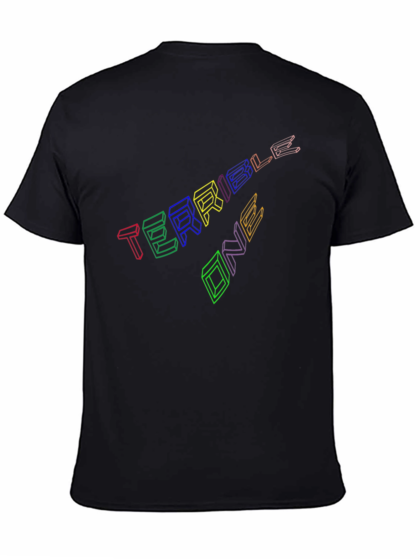 Terrible One T-Shirt - Black - Graphic Print