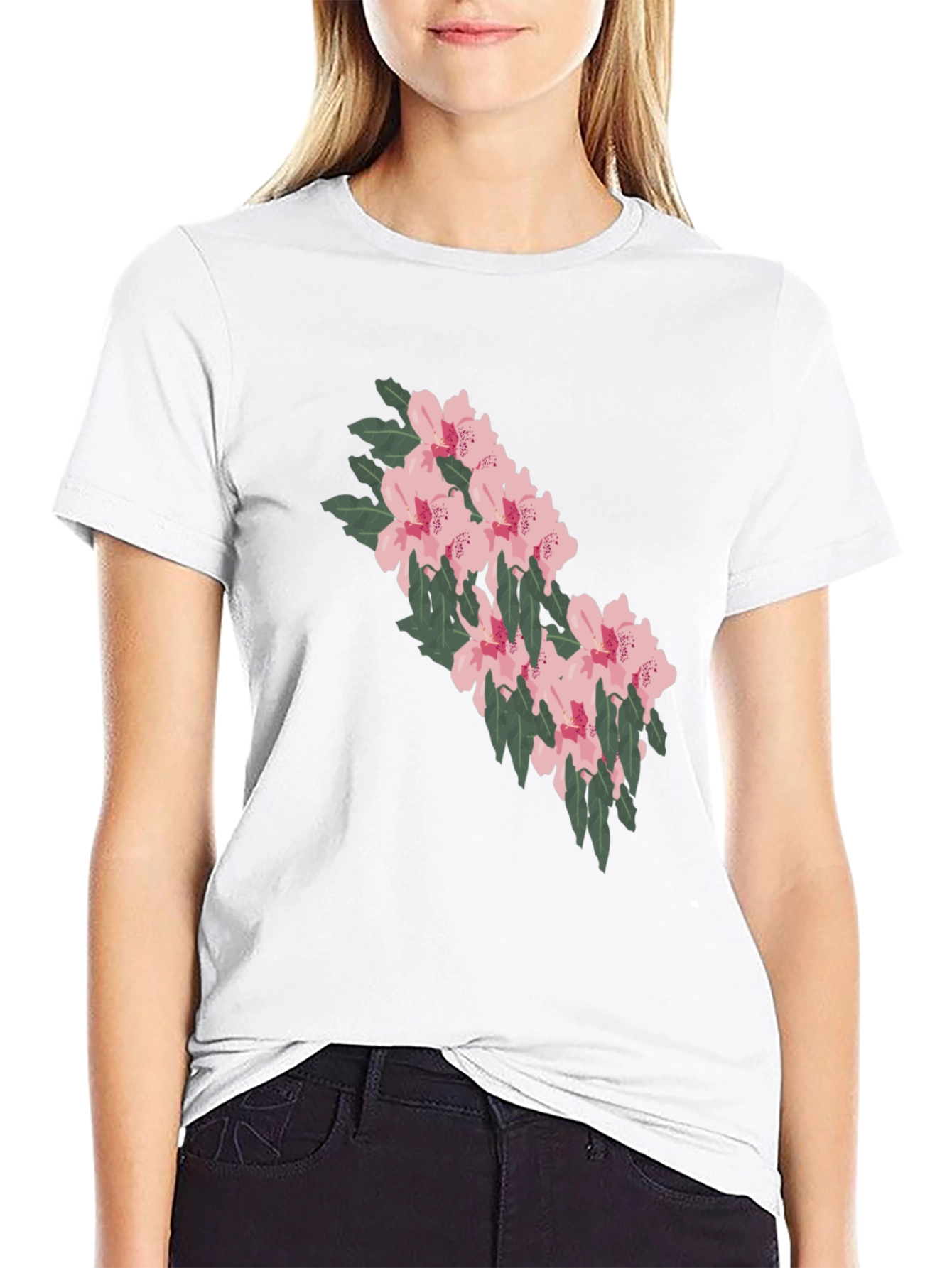 Floral Print T-Shirt: Stylish & Comfortable
