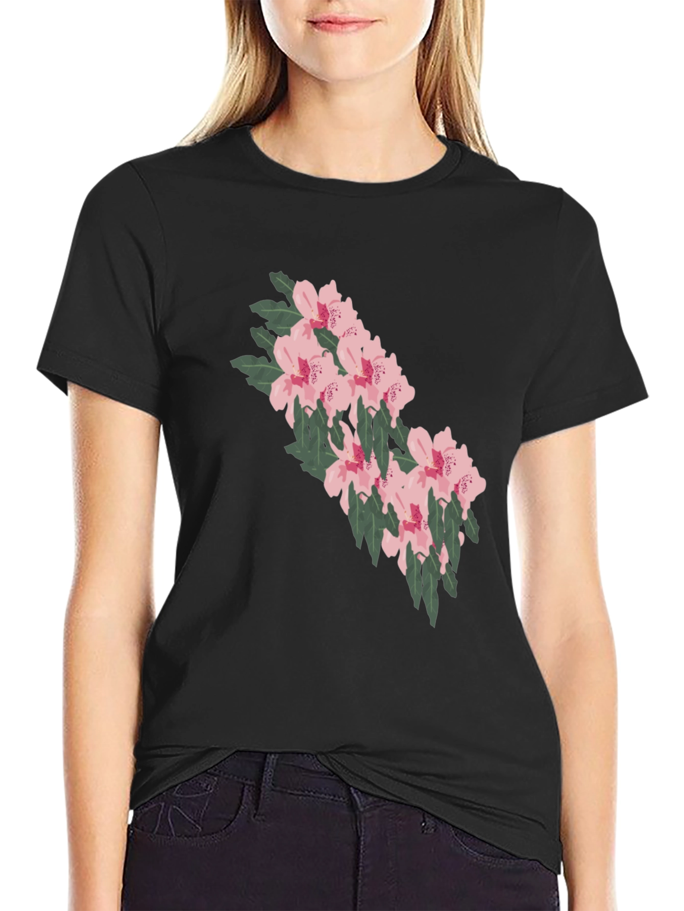 Floral Print T-Shirt: Stylish & Comfortable