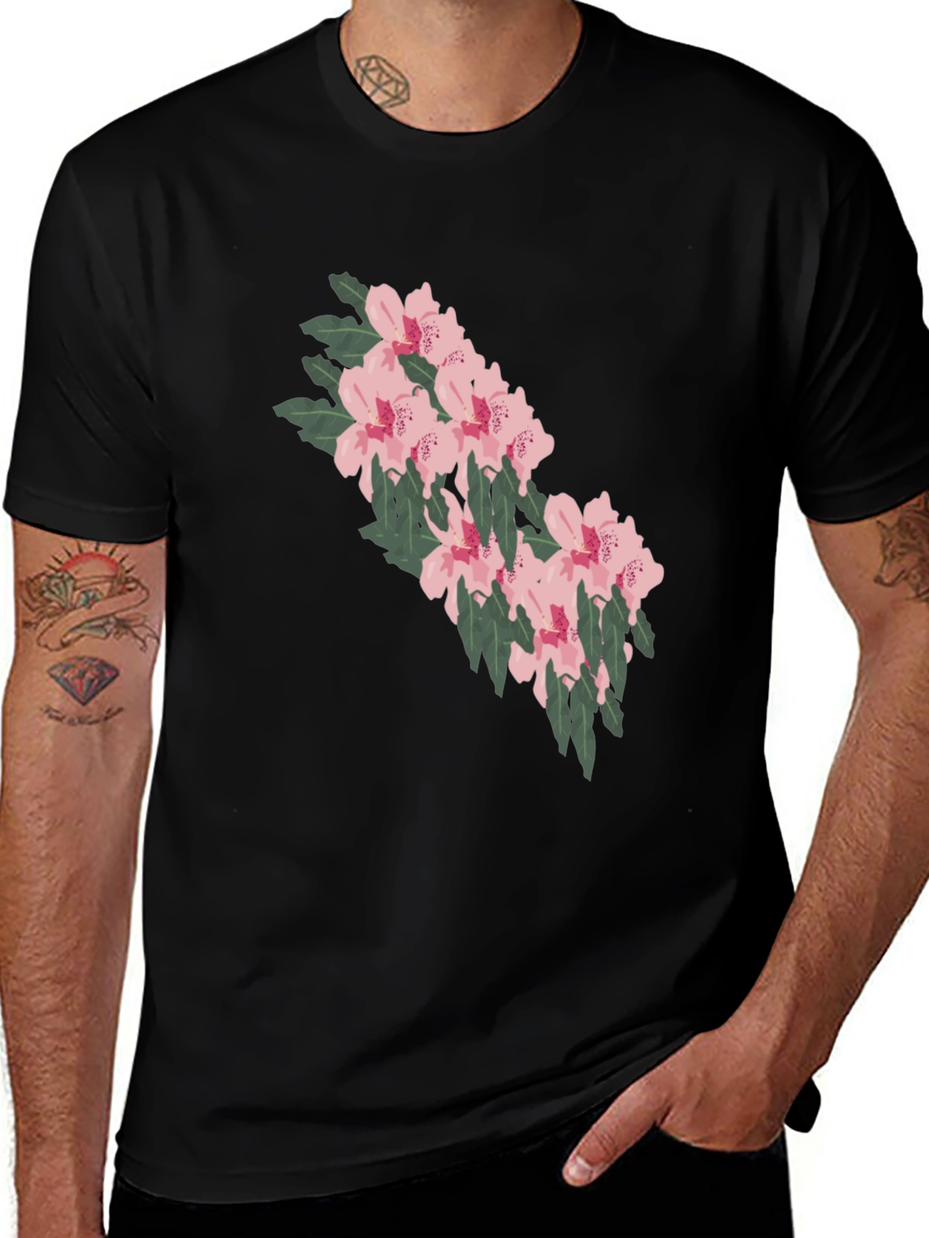 Floral Print T-Shirt: Stylish & Comfortable
