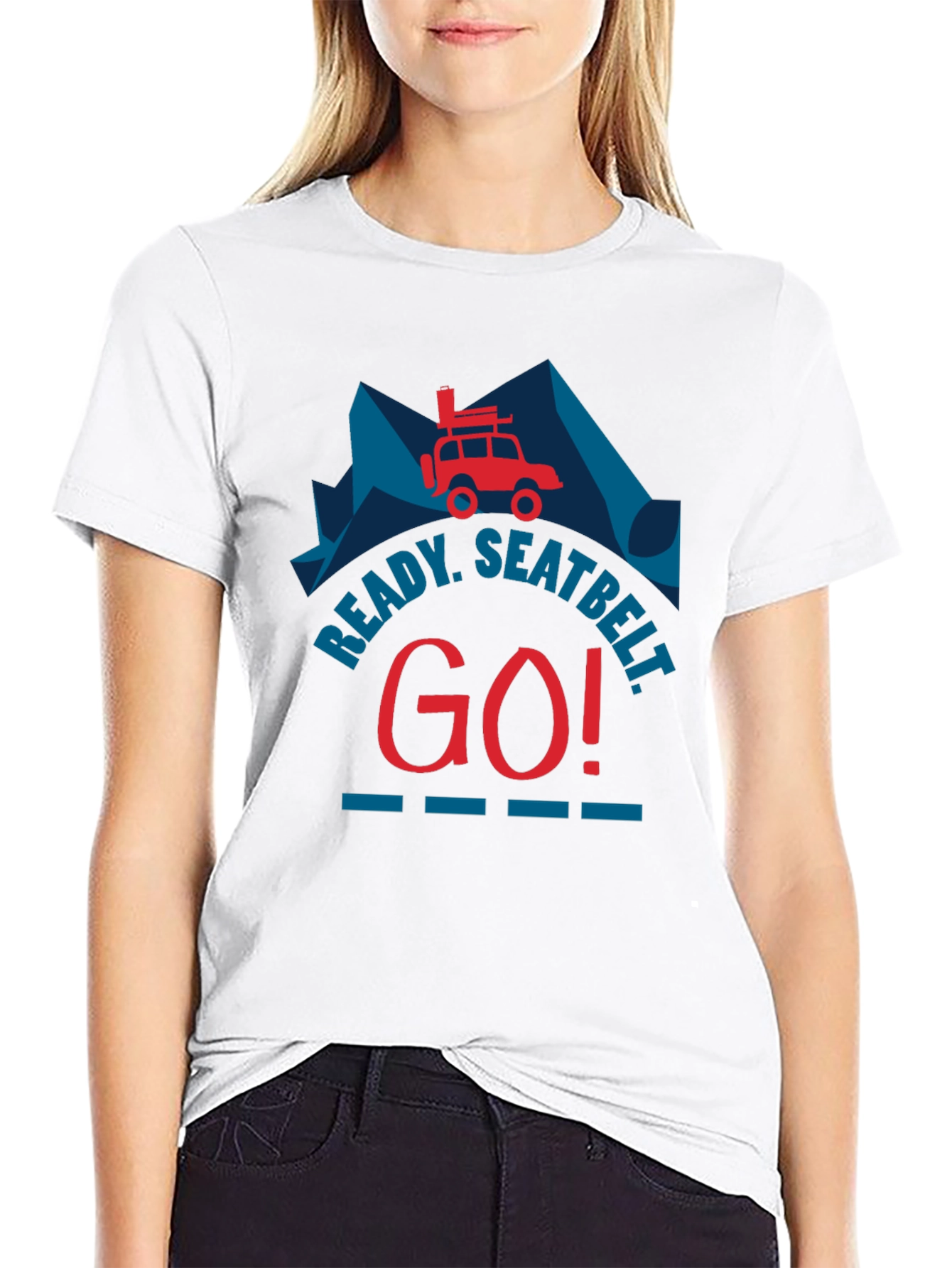 Ready Seatbelt Go! Graphic Tee - Adventure T-Shirt