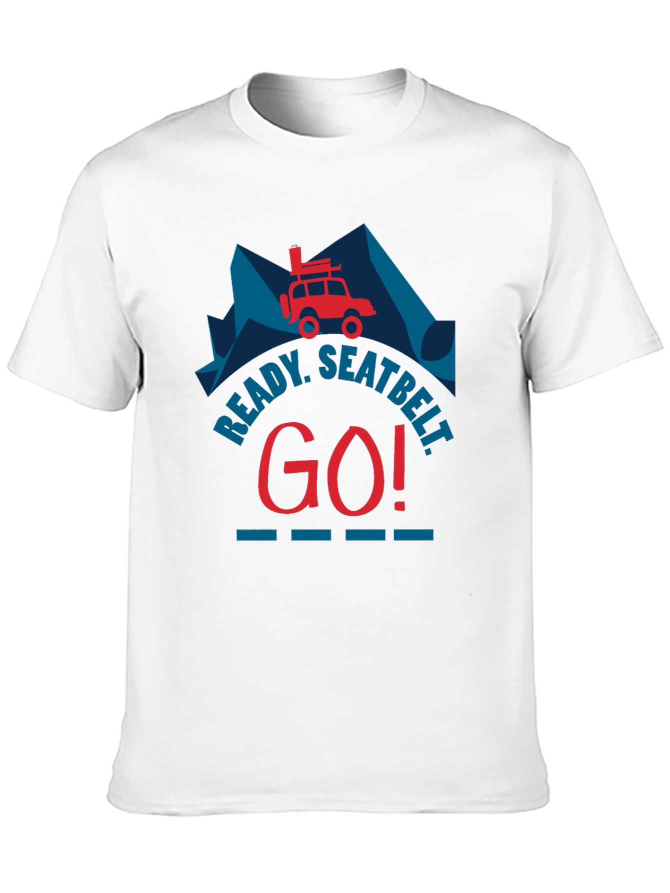 Ready Seatbelt Go! Graphic Tee - Adventure T-Shirt